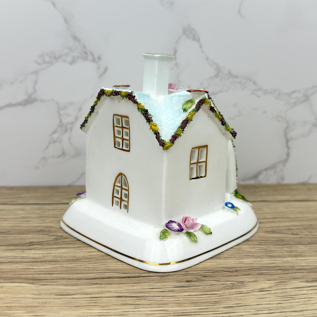 Coalport THE BOWER Porcelain Village House Figurine, British Made