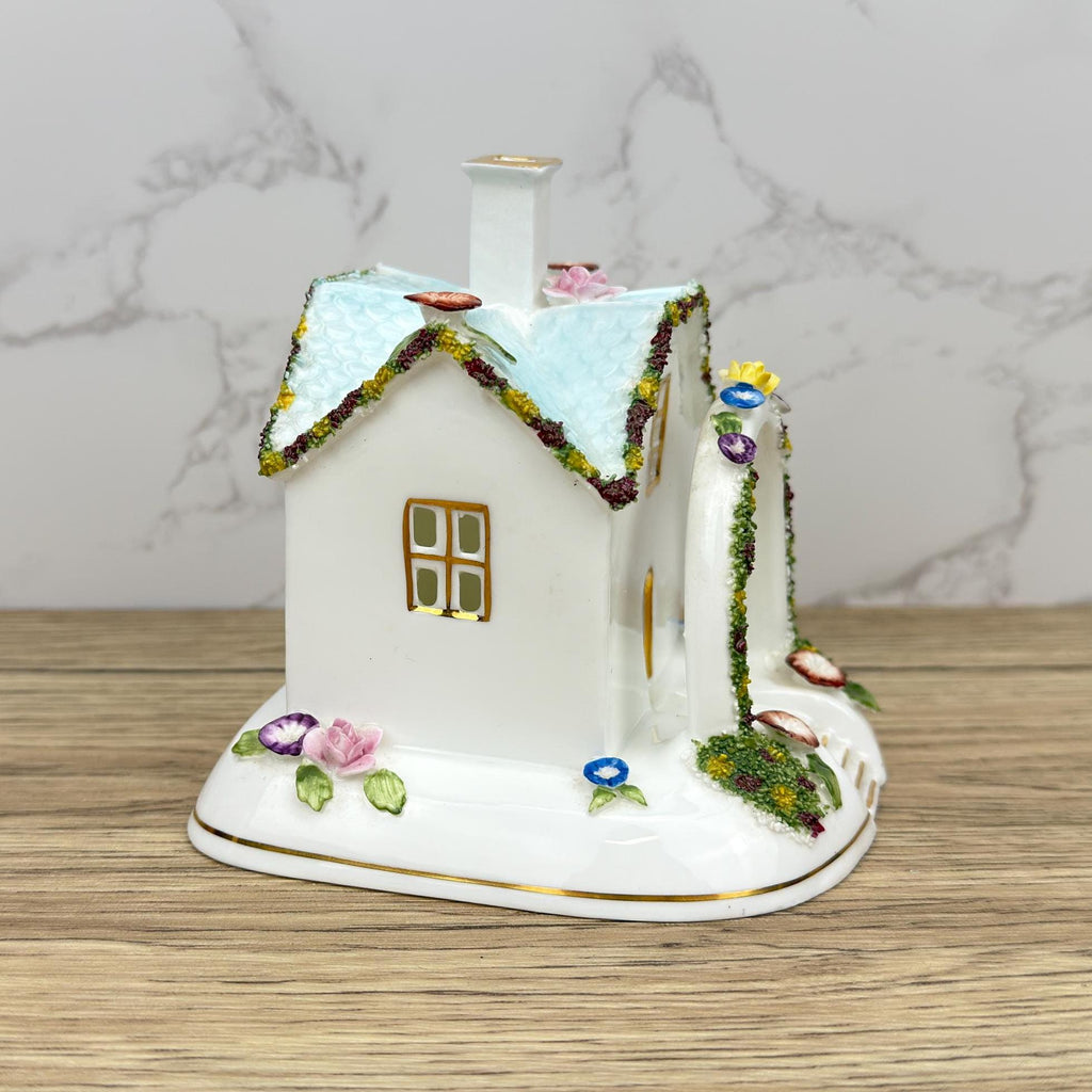 Coalport THE BOWER Porcelain Village House Figurine, British Made