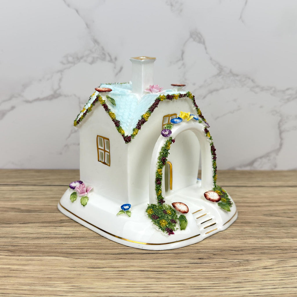 Coalport THE BOWER Porcelain Village House Figurine, British Made