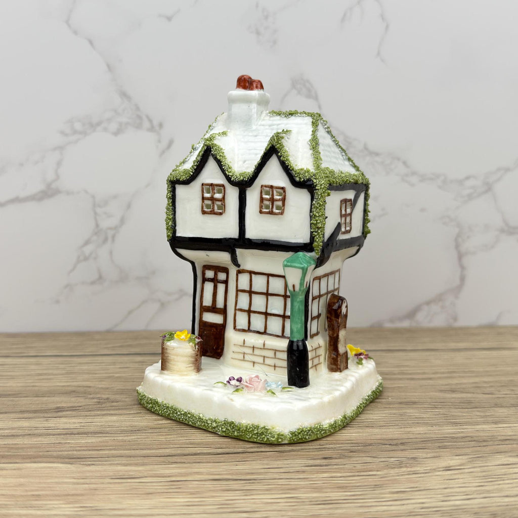 Vintage Coalport China Cottage, The Old Curiosity Shop, Collectible Ornament