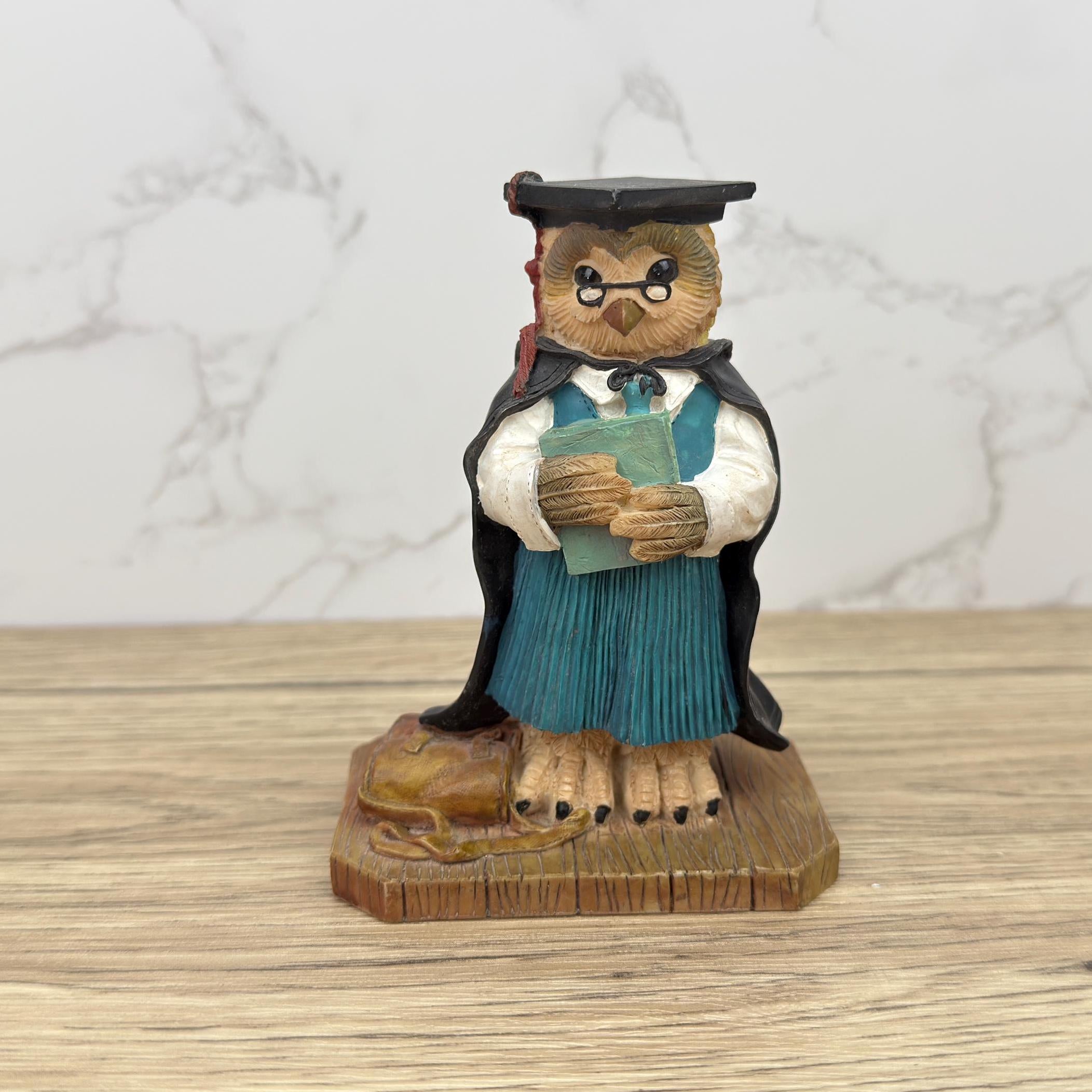 Leonardo Collection Resin Scholar Owl Figurine, Osbourne Collectible