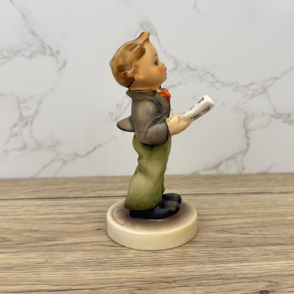 Vintage Porcelain Goebel Hummel #135 The Soloist Figurine 5", Western Germany - Porcelain Hand Made Figurines