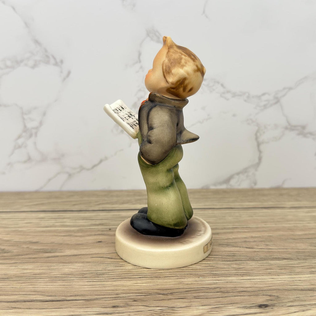 Vintage Porcelain Goebel Hummel #135 The Soloist Figurine 5", Western Germany - Porcelain Hand Made Figurines