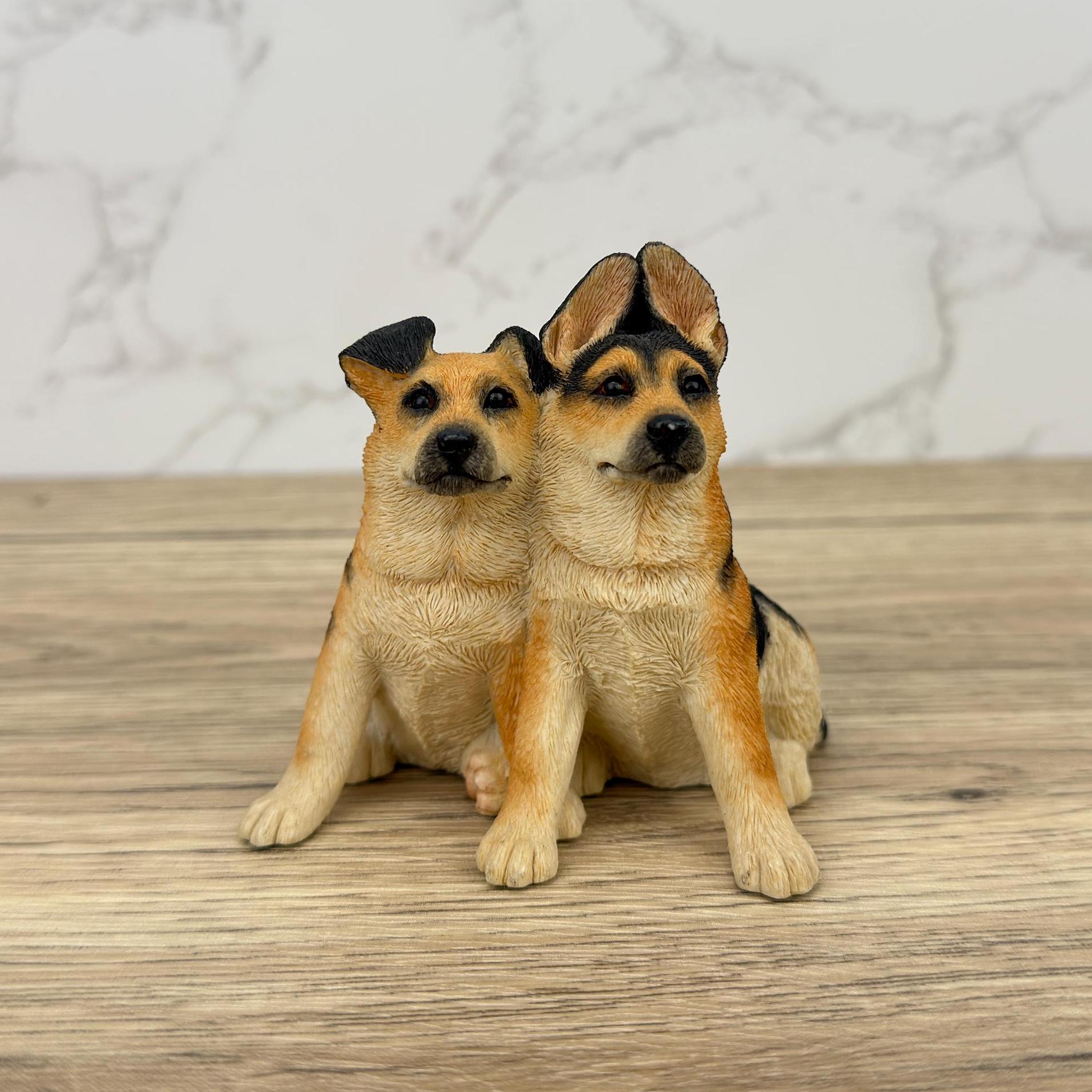 Sherratt and Simpson Resin Alsatian German Shepherd Figurine Collectible