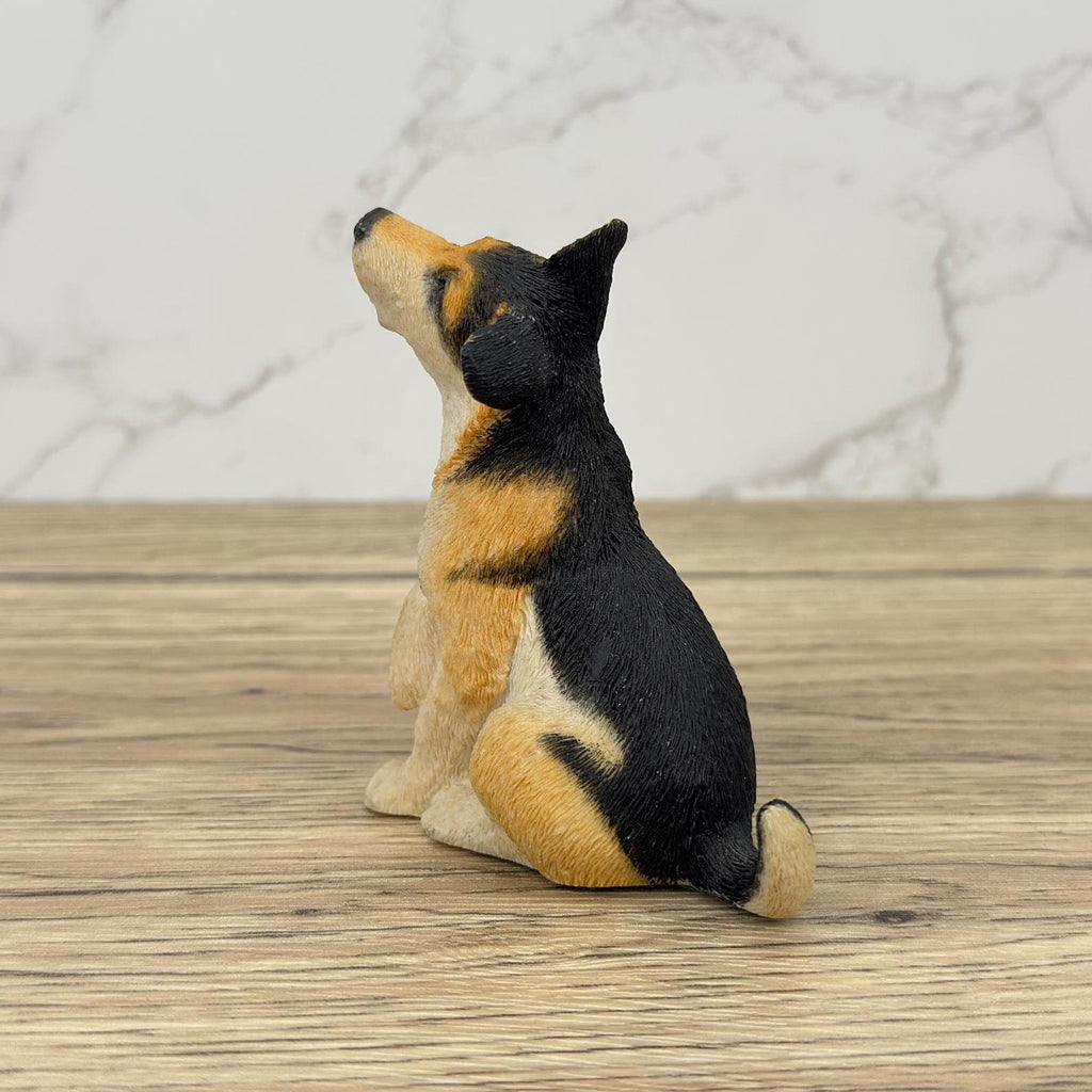 Vintage Sherratt and Simpson German Shepherd Figurine, Resin Dog Collectible