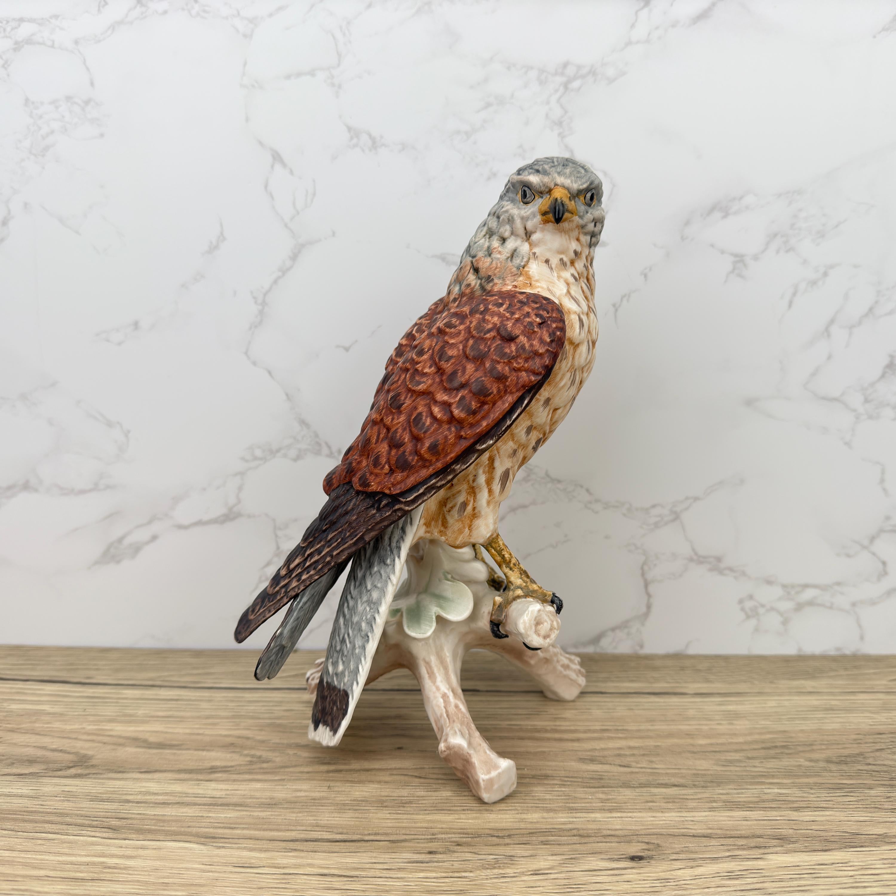 Vintage Goebel Hummel Falcon Porcelain Sculpture, Western Germany, 1969