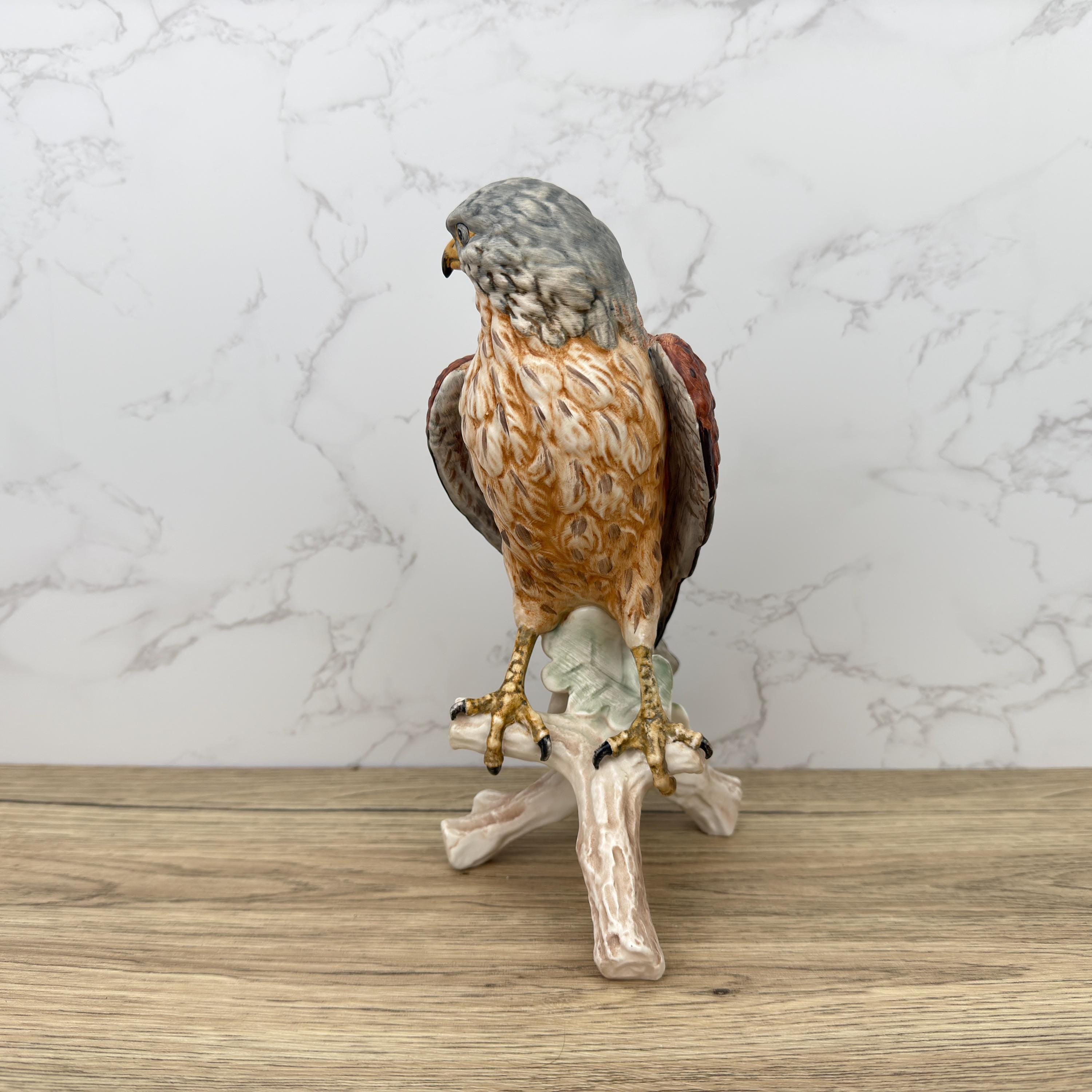 Vintage Goebel Hummel Falcon Porcelain Sculpture, Western Germany, 1969