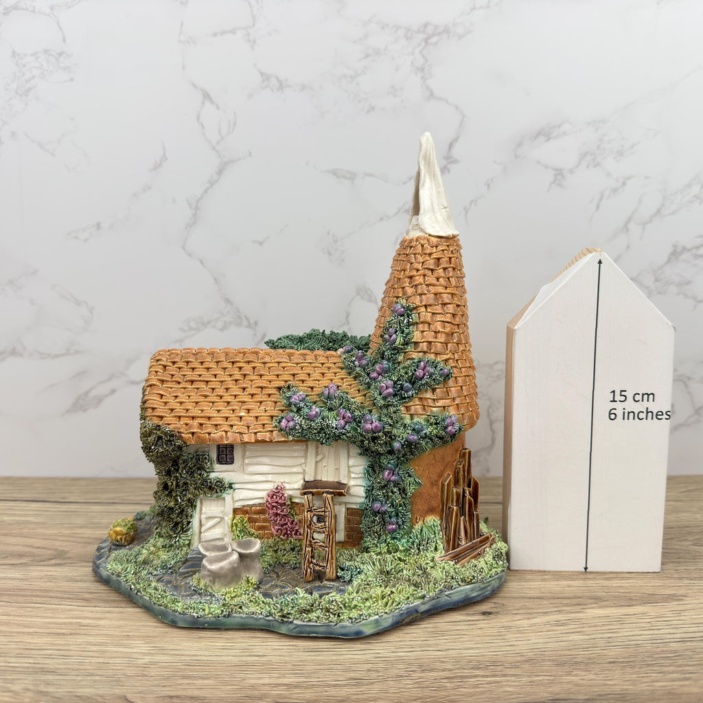 Vintage G Christian Handmade Porcelain Cottage Figurine, British Village Decor