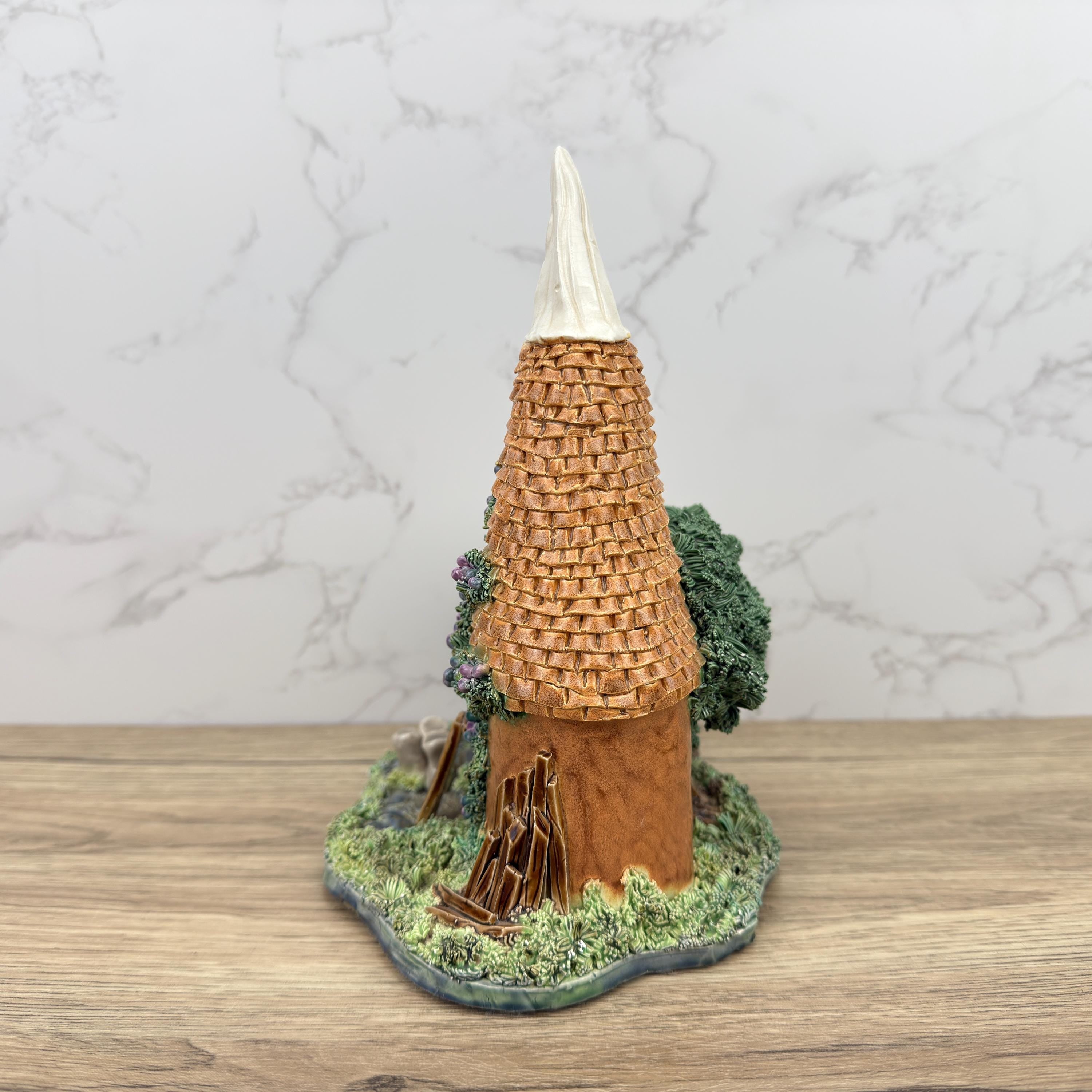 Vintage G Christian Handmade Porcelain Cottage Figurine, British Village Decor