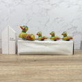 Vintage Tin Wind-Up Duck Family Toy, Beijing No.1 Toy Factory (Key Missing)
