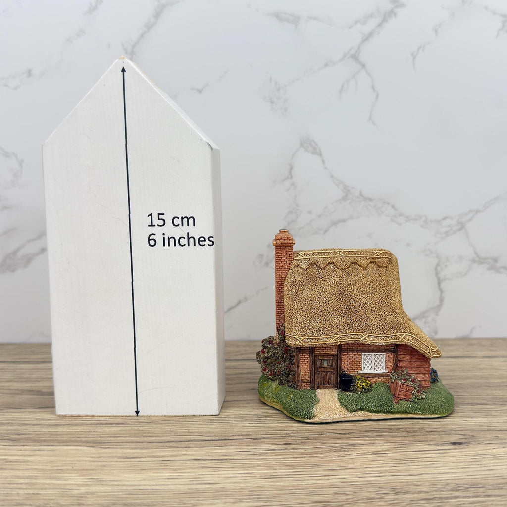 Vintage Lilliput Lane Reading Cottage Figurine, Handmade English Decor