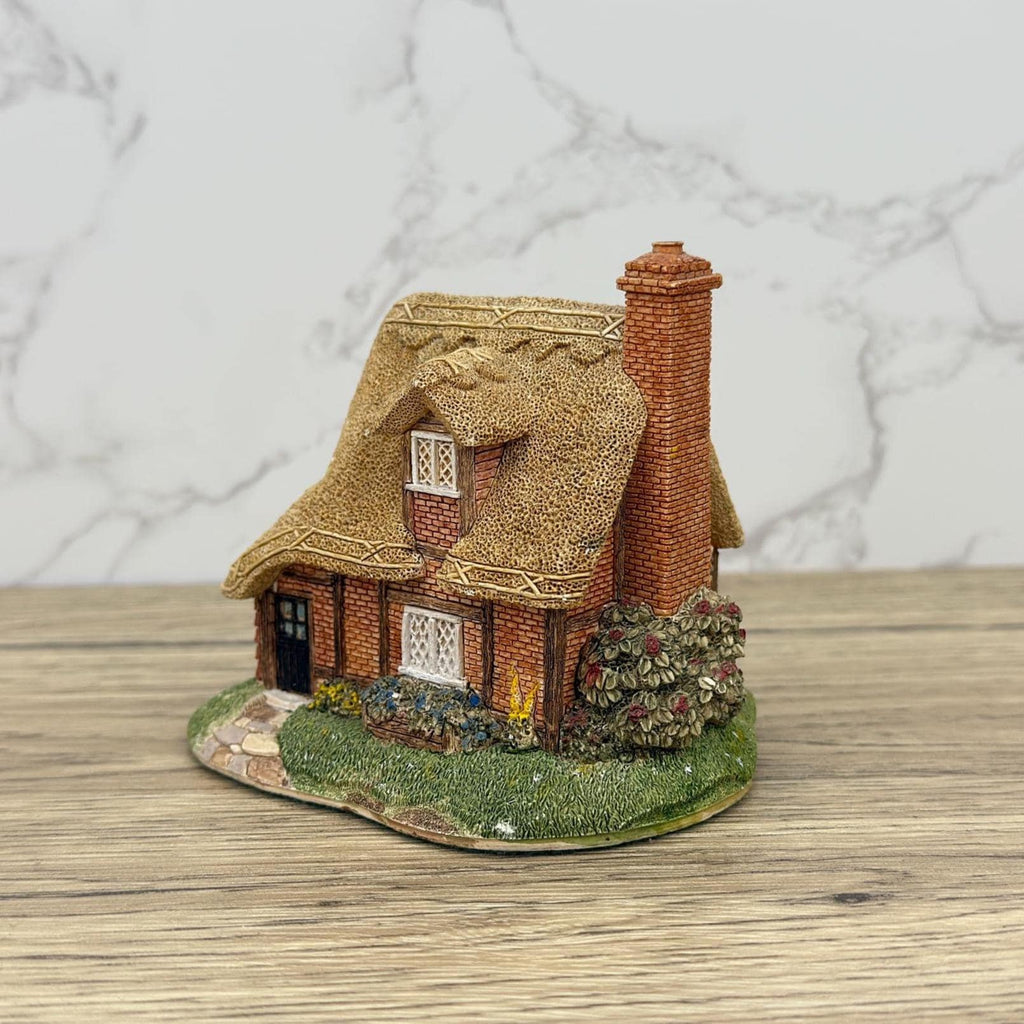 Vintage Lilliput Lane Reading Cottage Figurine, Handmade English Decor