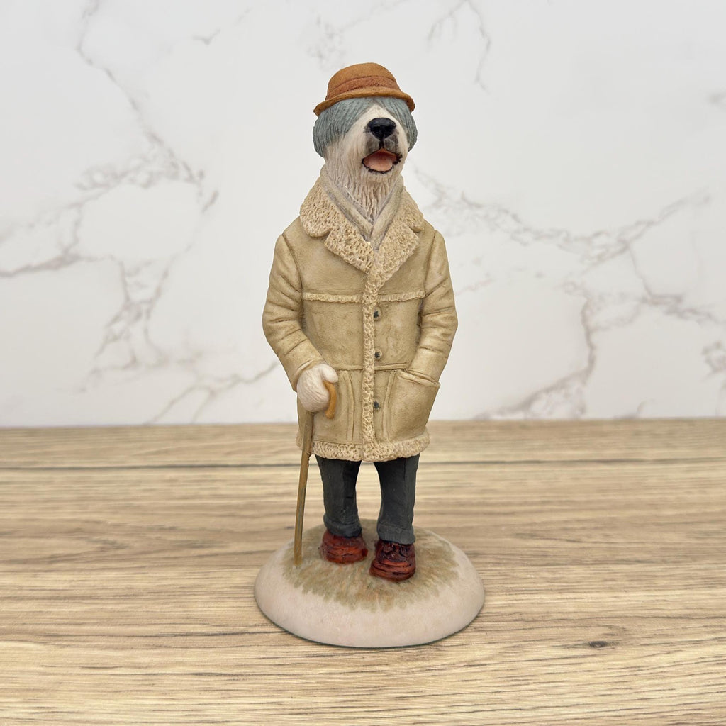 Robert Harrop Old English Sheepdog Figurine, Doggie People Figure