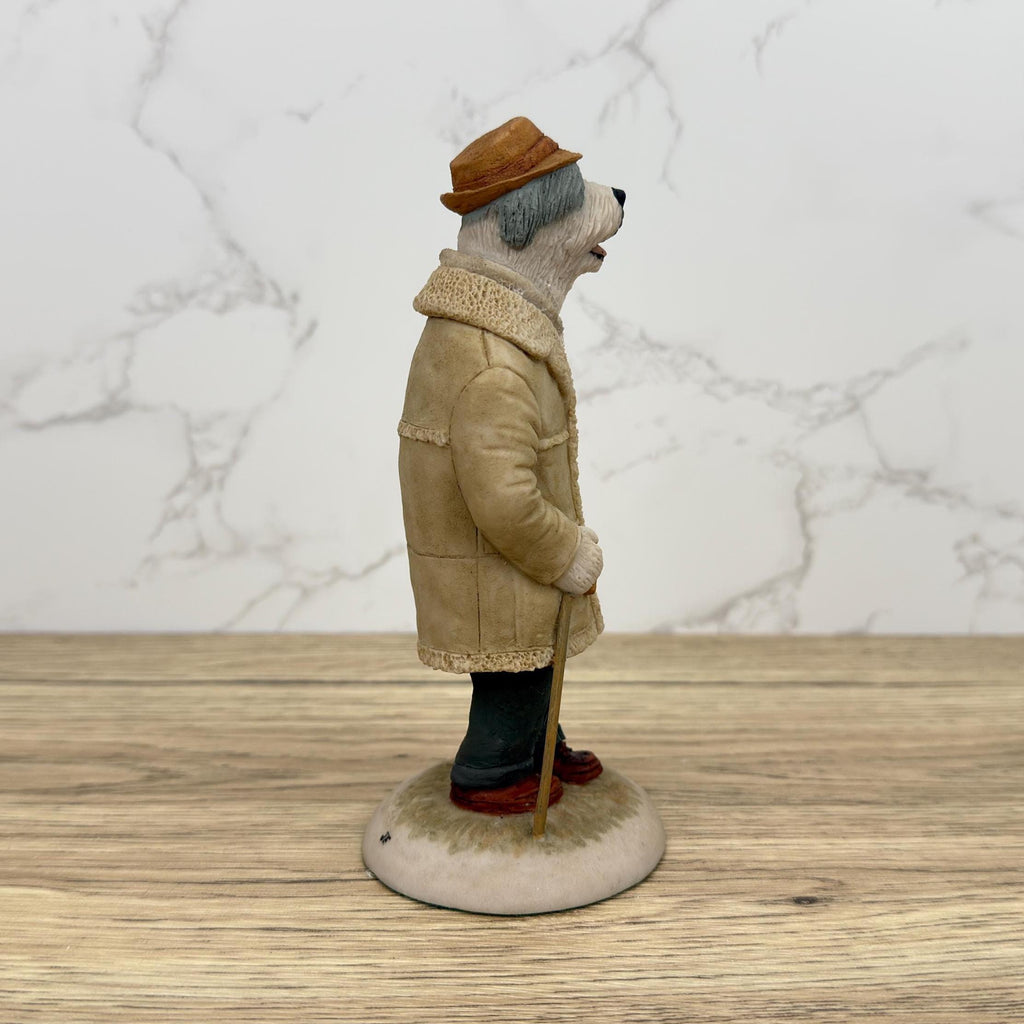 Robert Harrop Old English Sheepdog Figurine, Doggie People Figure
