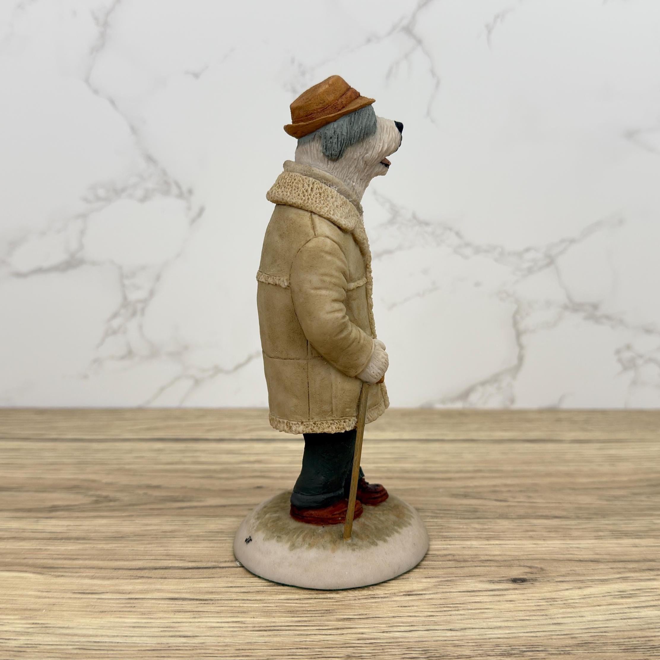 Robert Harrop Old English Sheepdog Figurine, Doggie People Figure