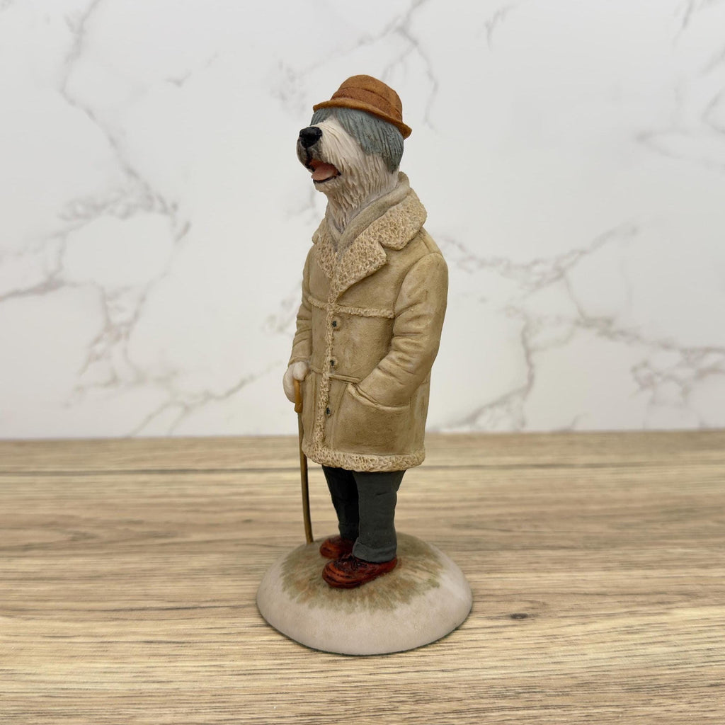 Robert Harrop Old English Sheepdog Figurine, Doggie People Figure