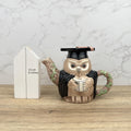 Vintage Professor Owl Teapot, Collectible Novelty Porcelain Teapot