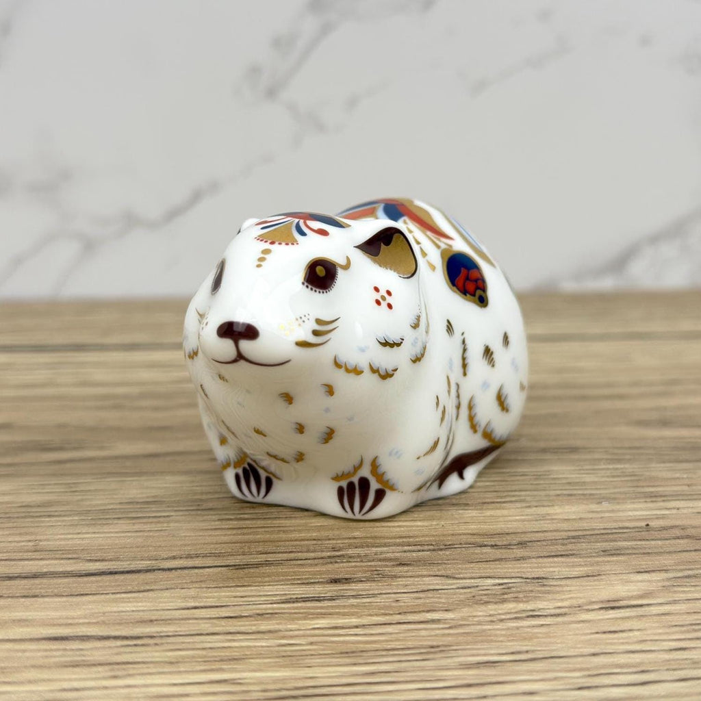 Royal Crown Derby Bank Vole Paperweight, Gold Stopper, Collectors Guild Exclusive
