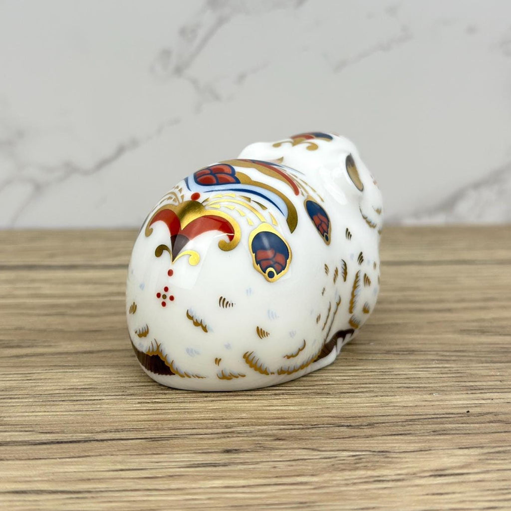 Royal Crown Derby Bank Vole Paperweight, Gold Stopper, Collectors Guild Exclusive