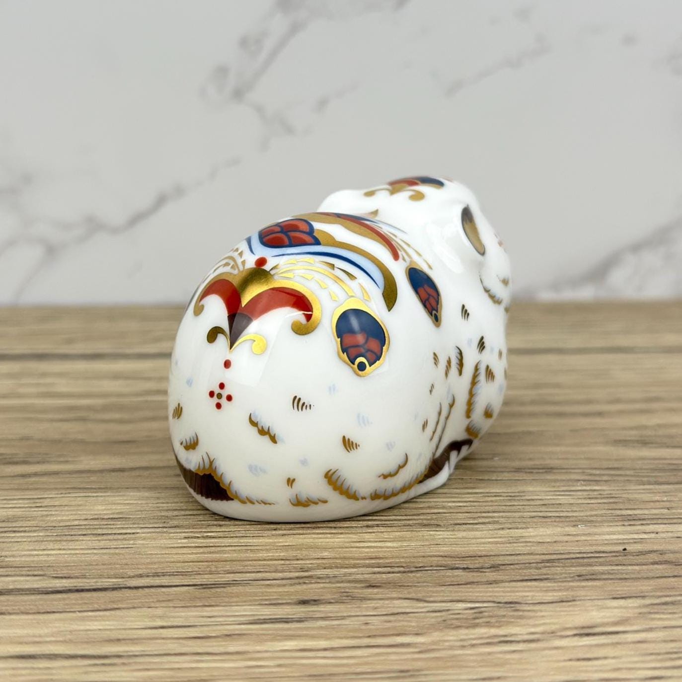 Royal Crown Derby Bank Vole Paperweight, Gold Stopper, Collectors Guild Exclusive