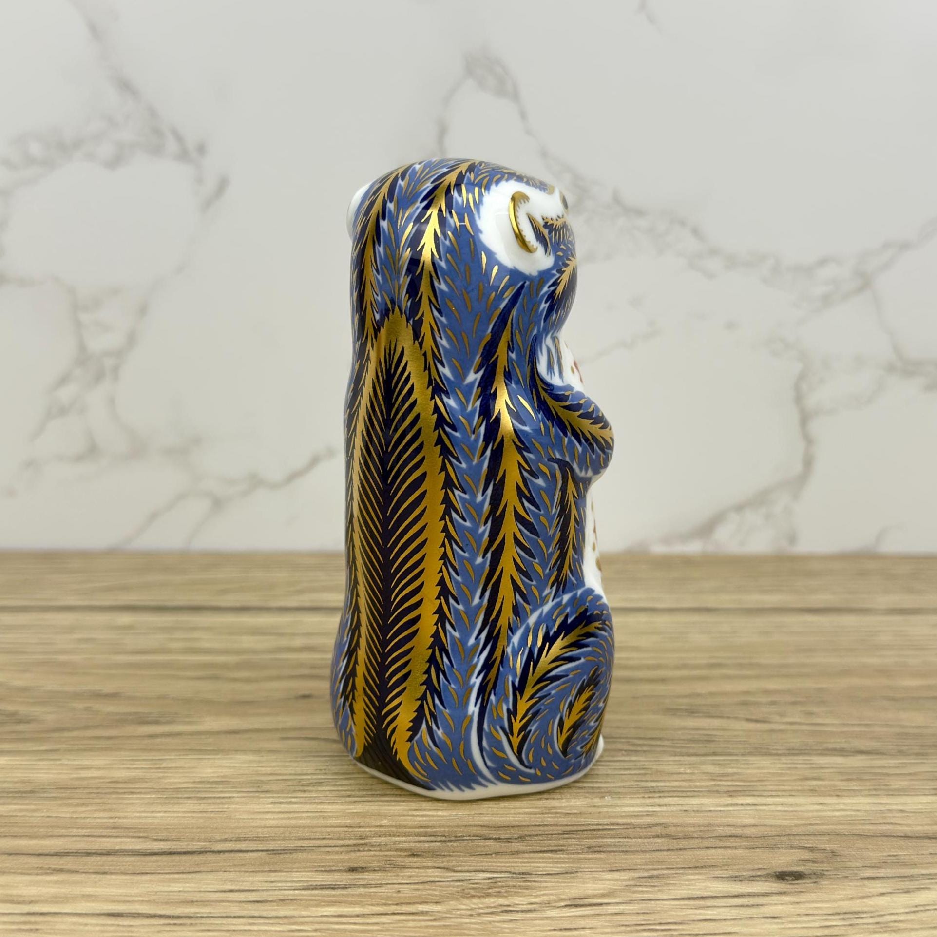 Royal Crown Derby Chipmunk Paperweight | Hand-Painted Bone China Figurine