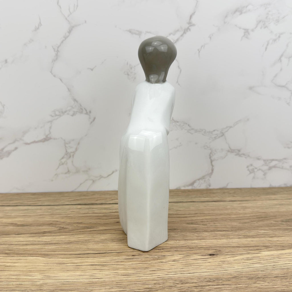 Vintage Lladro Kissing Girl Figurine | Collectible Porcelain Art
