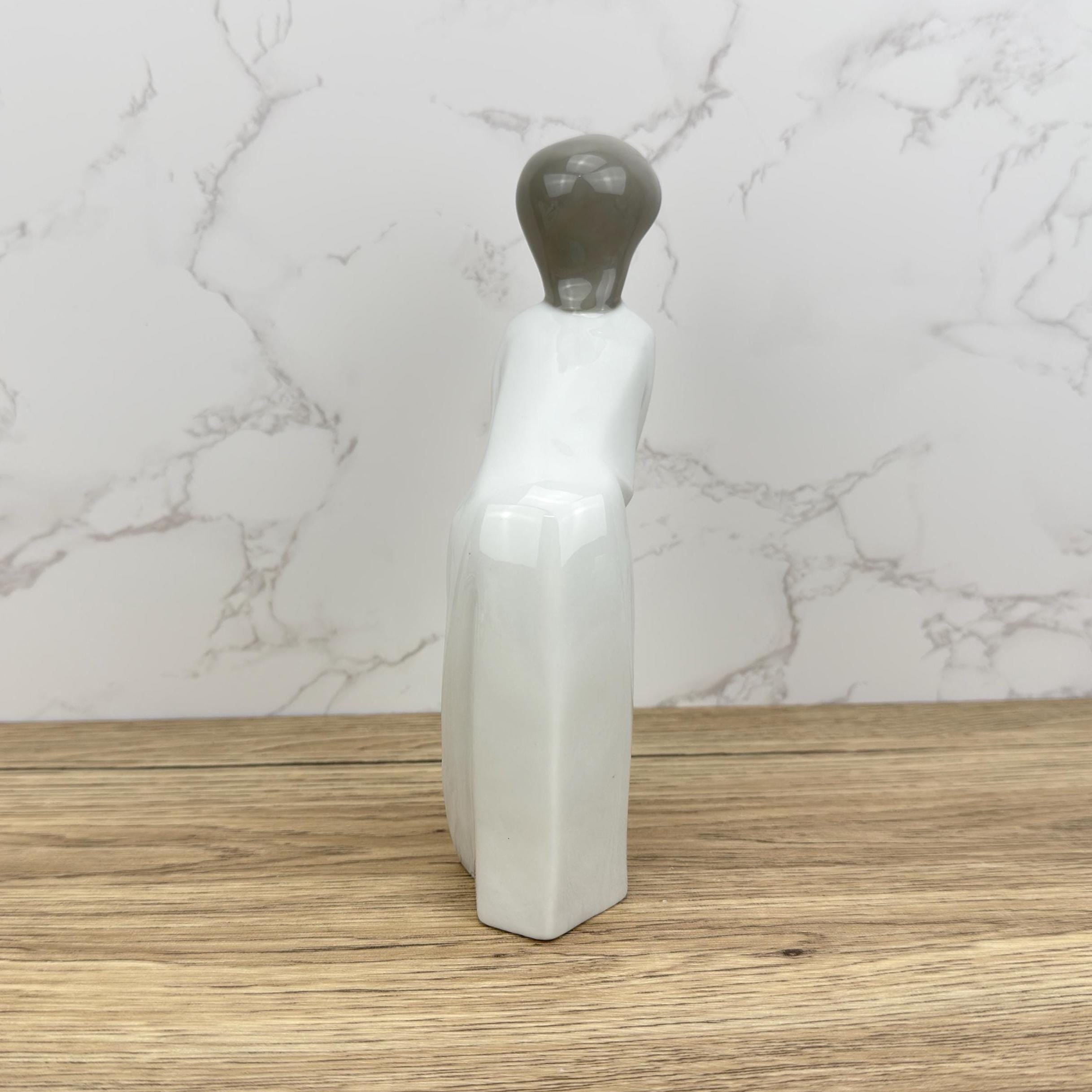 Vintage Lladro Kissing Girl Figurine | Collectible Porcelain Art
