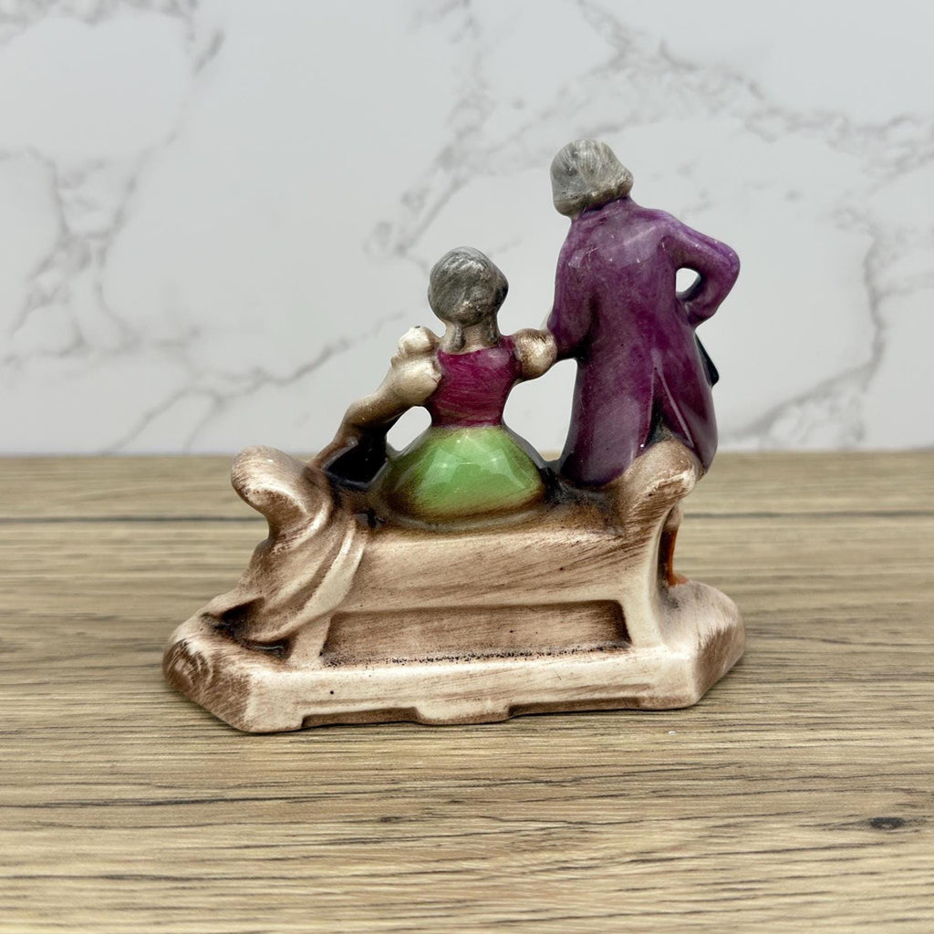 Rare Hummel Goebel Musical Figurines, Antique German Porcelain Courting Couple