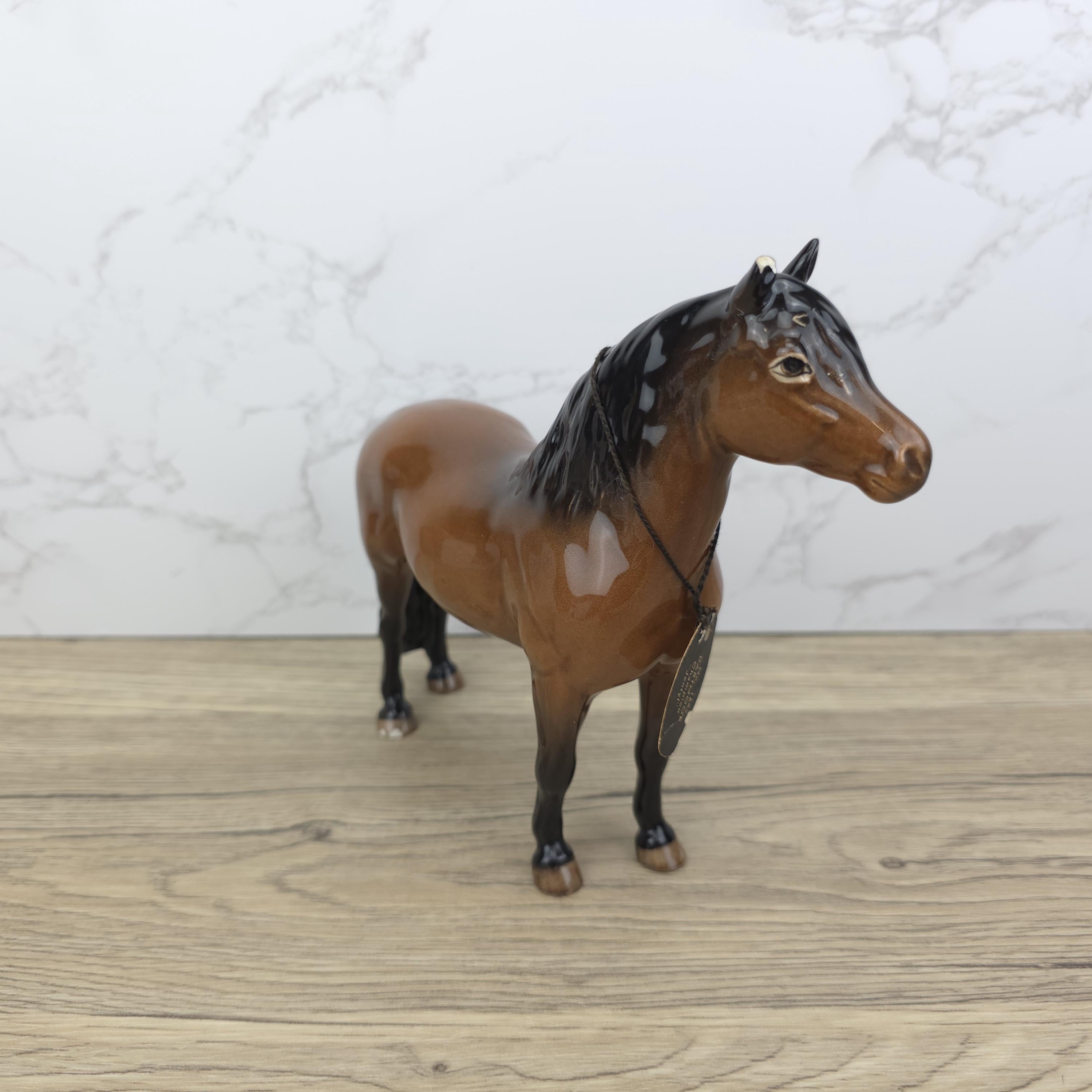 Vintage Beswick Dartmoor Champion Horse Figurine | Collectible British Porcelain
