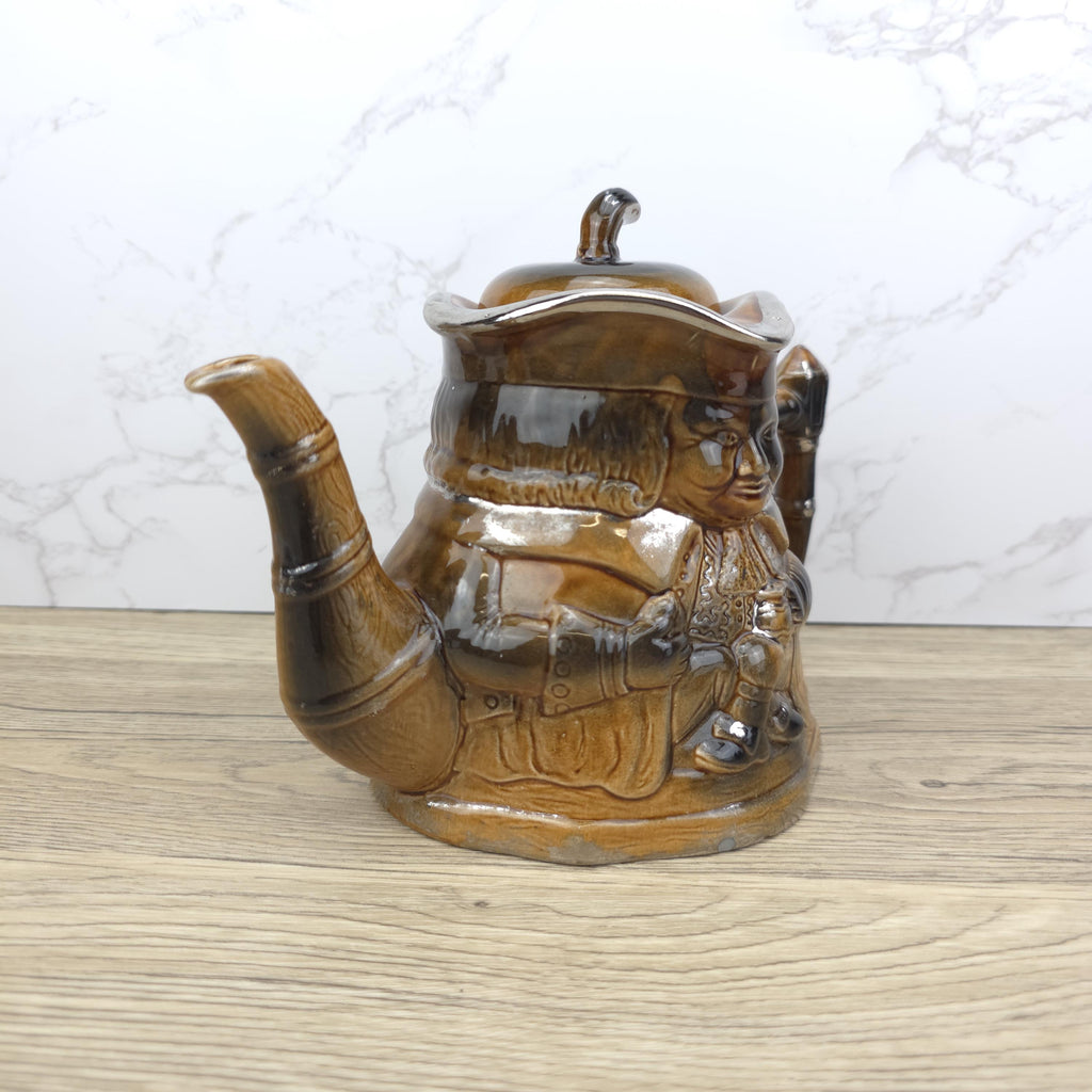 Price Kensington Toby Jug Teapot | Mid Century Drip Glaze Kettle