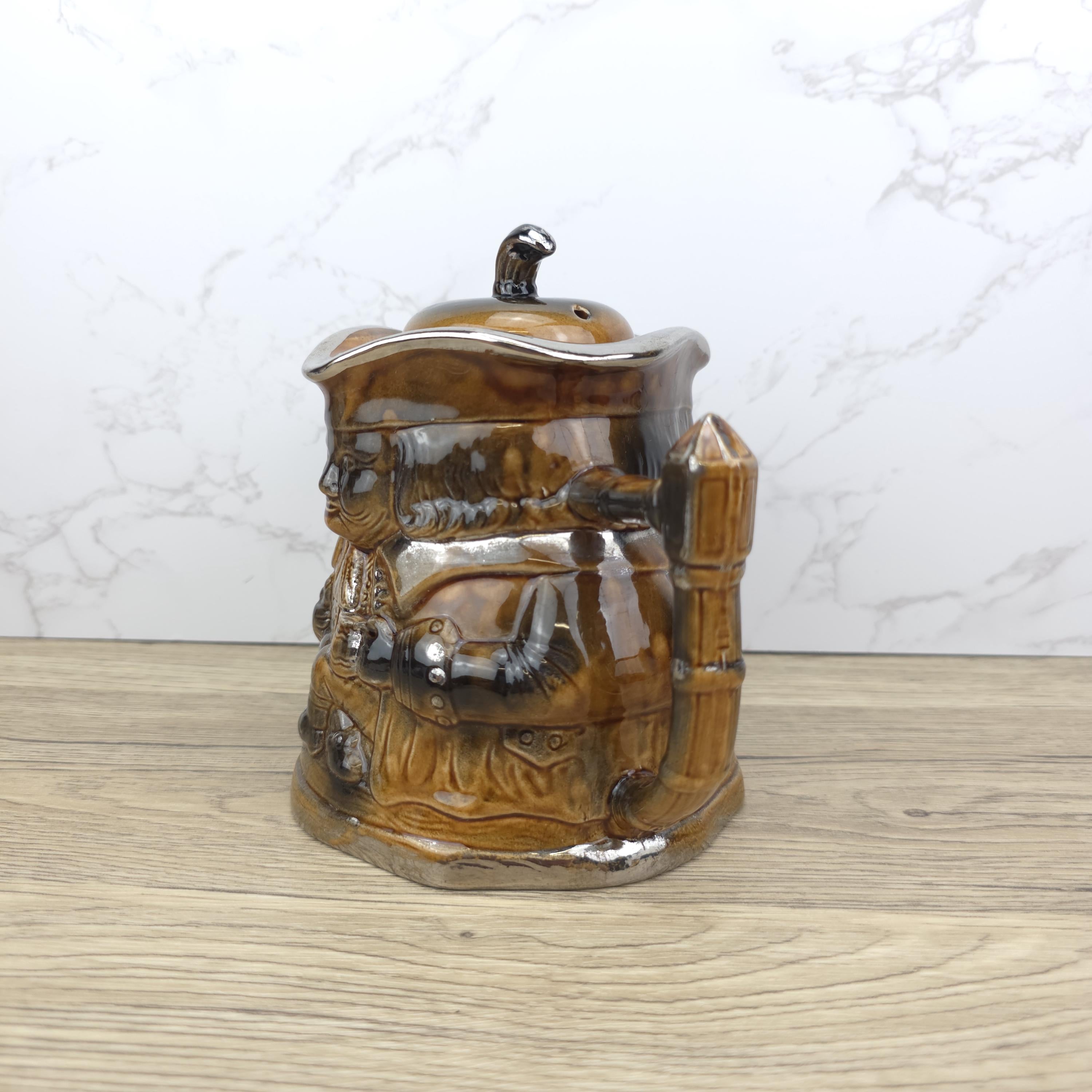 Price Kensington Toby Jug Teapot | Mid Century Drip Glaze Kettle