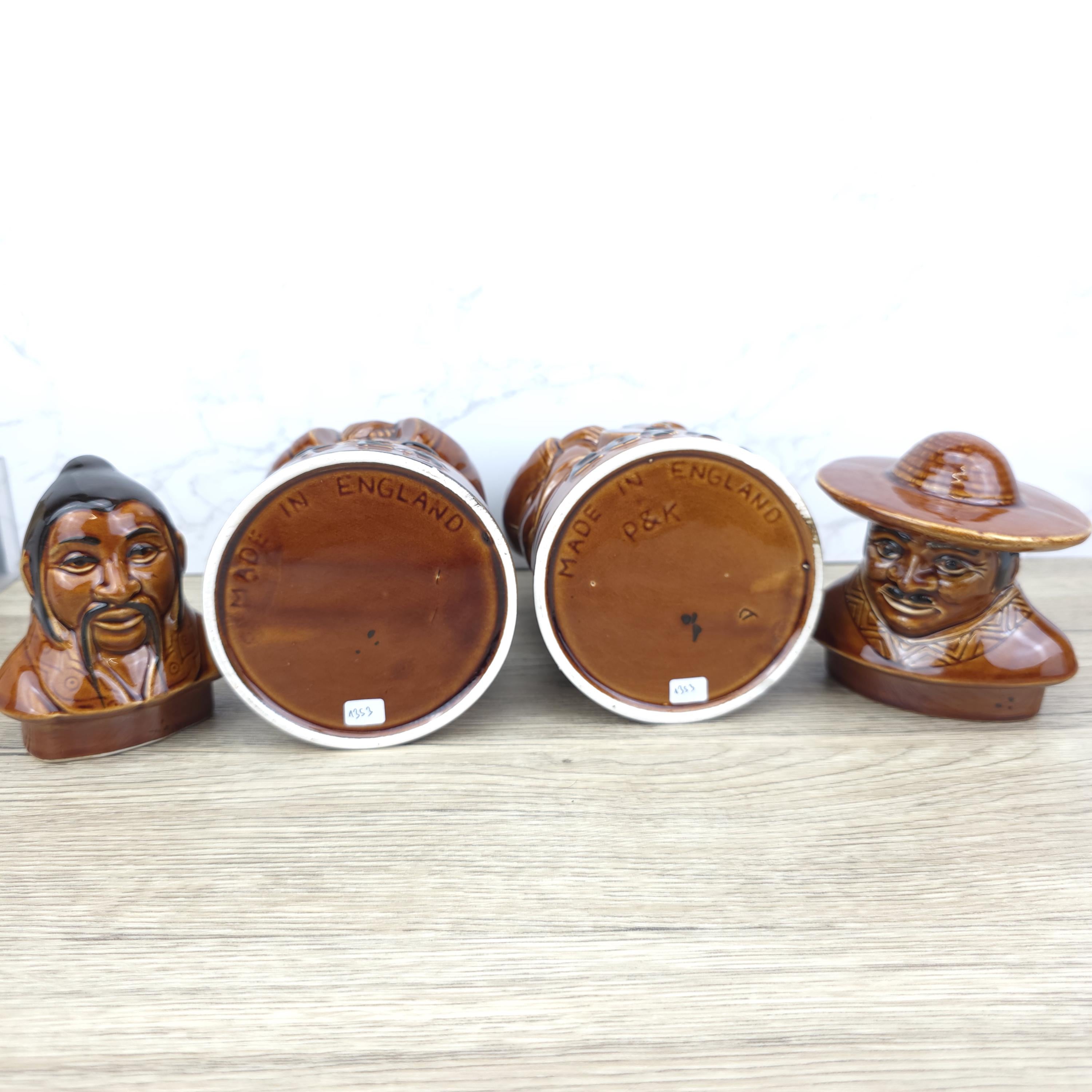 Price Kensington Character Jars | Vintage Tea Coffee Canisters, Made in England