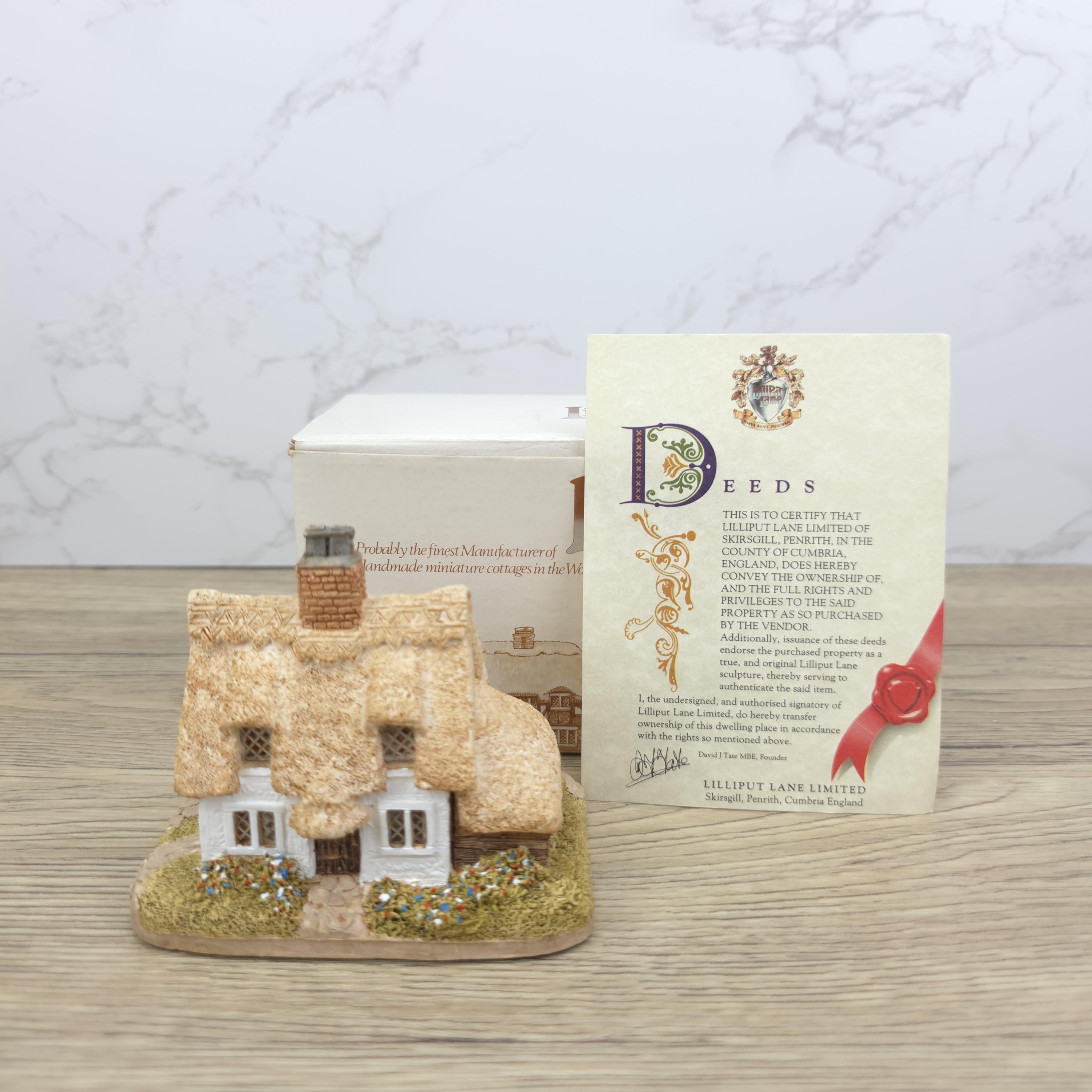 Lilliput Lane Clare Cottage | Miniature Thatched Roof House, Boxed