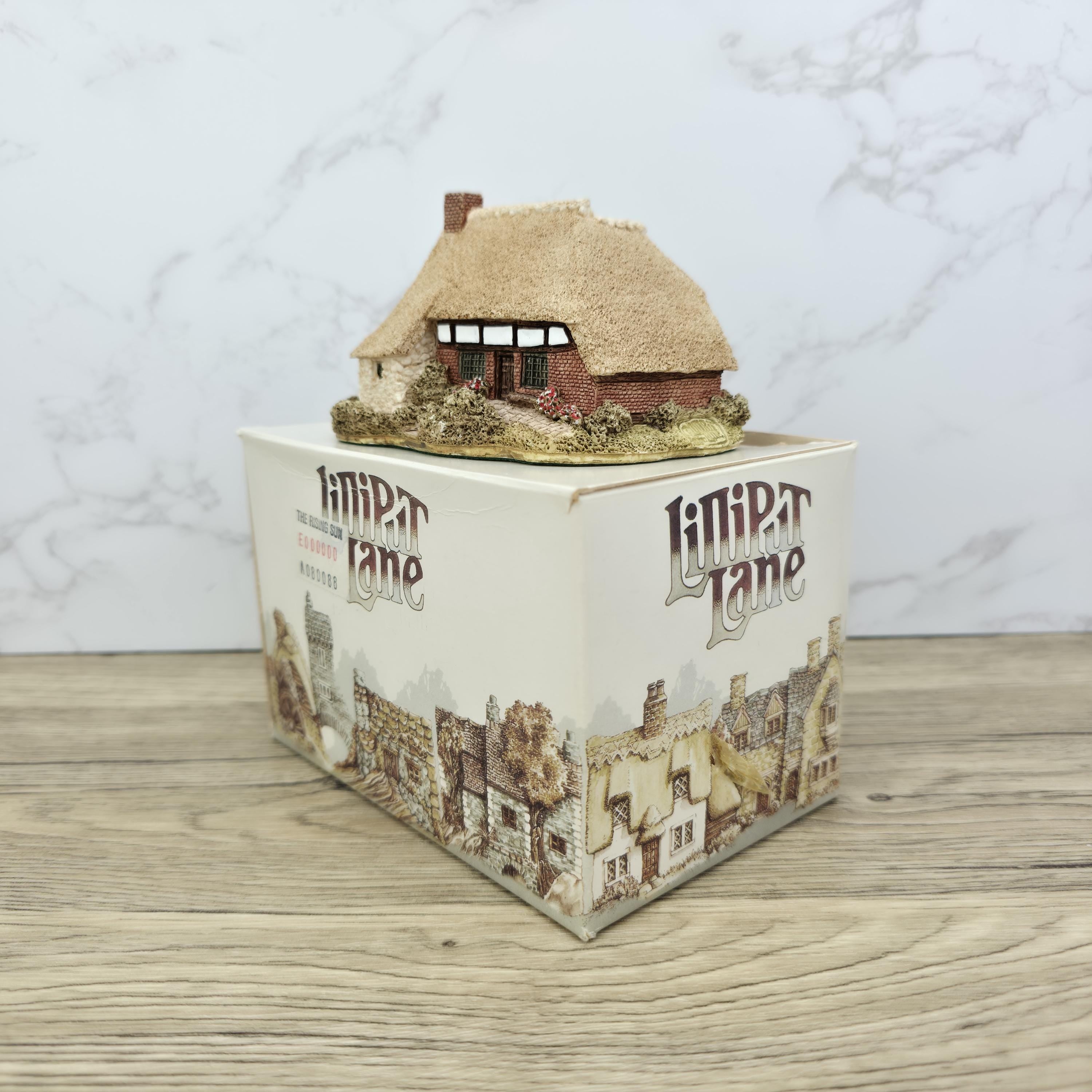 Lilliput Lane "The Rising Sun" Miniature Resin Cottage | Collectible British Village Display