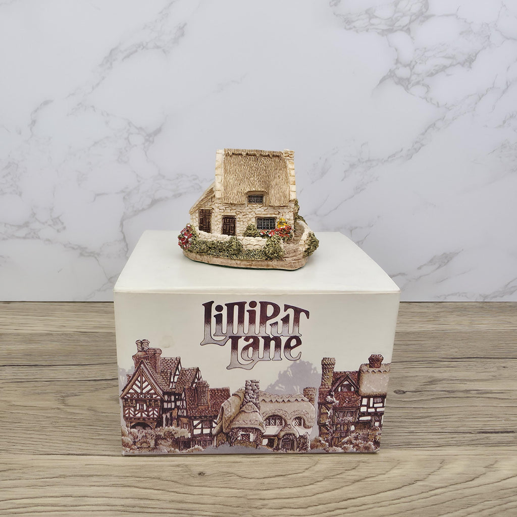 Lilliput Lane "Tanners Cottage" Miniature Resin Village, Collectible English Home Decor