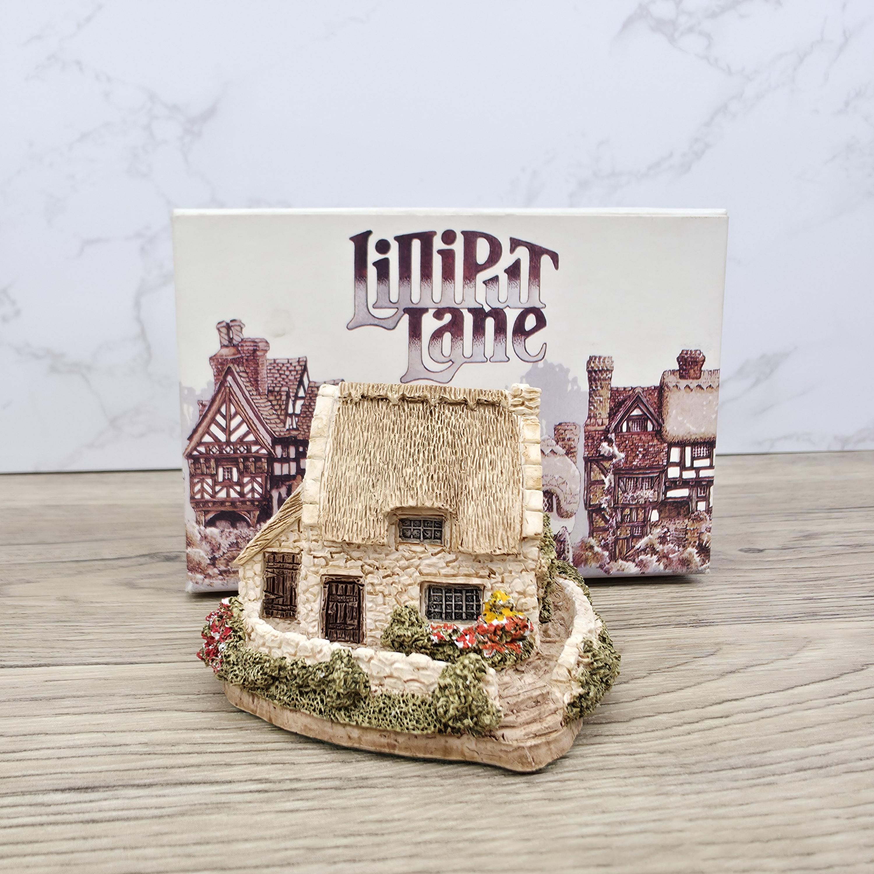Lilliput Lane "Tanners Cottage" Miniature Resin Village, Collectible English Home Decor