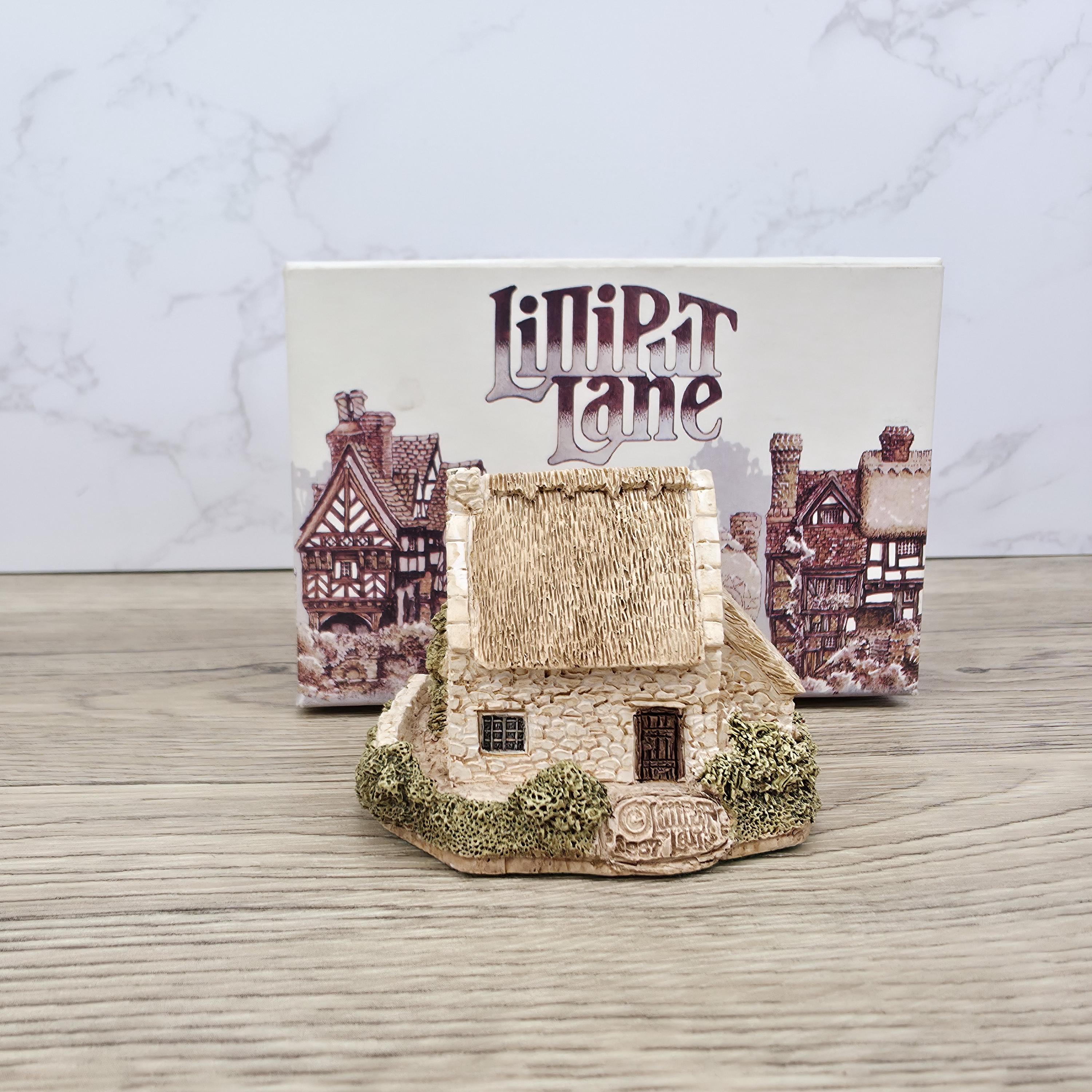 Lilliput Lane "Tanners Cottage" Miniature Resin Village, Collectible English Home Decor