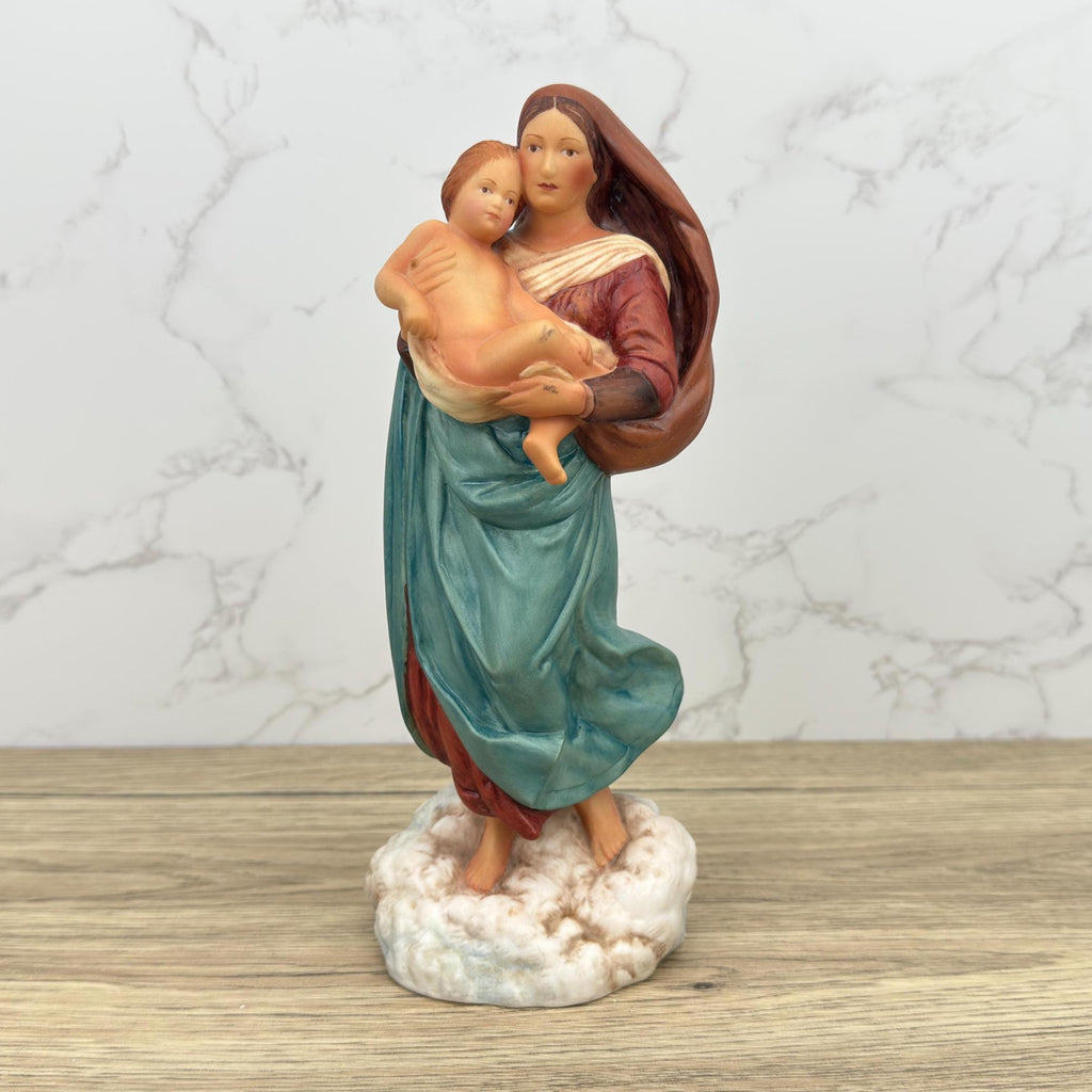 Vintage Franklin Mint Madonna and Child Porcelain Figurine, Religious Gift