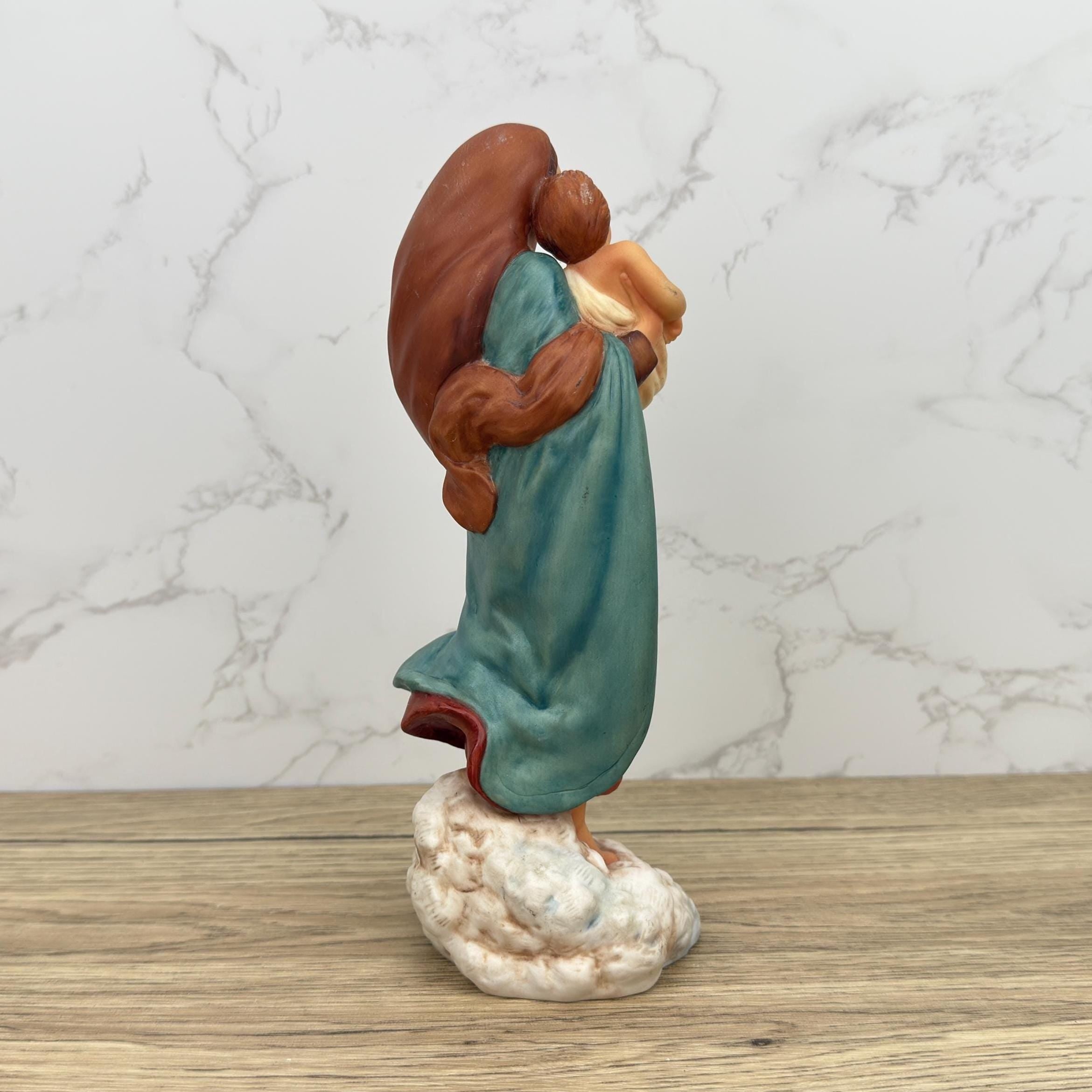 Vintage Franklin Mint Madonna and Child Porcelain Figurine, Religious Gift