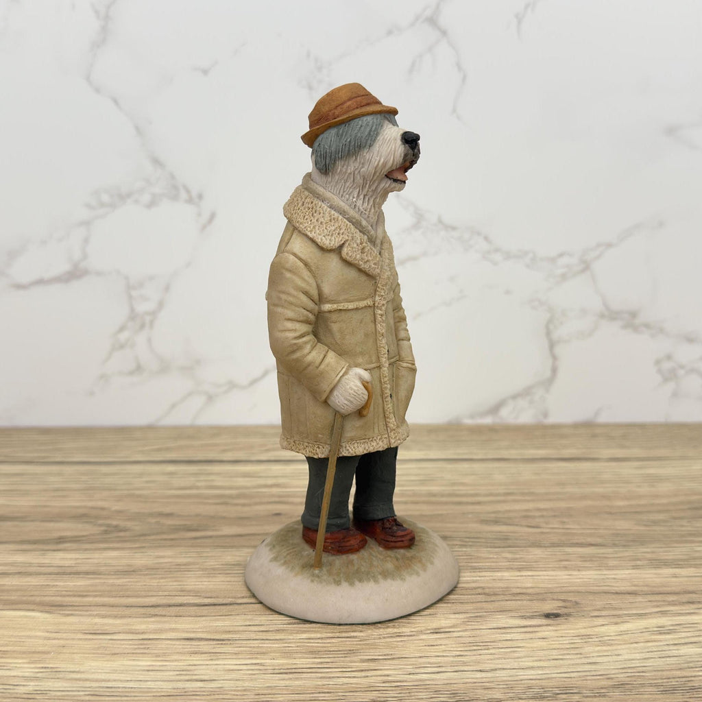 Robert Harrop Old English Sheepdog Figurine, Doggie People Figure