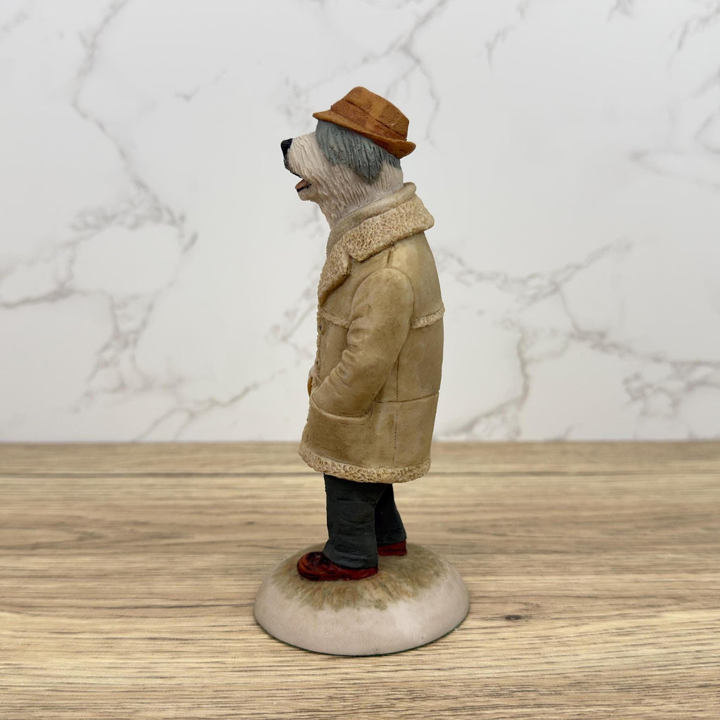 Robert Harrop Old English Sheepdog Figurine, Doggie People Figure