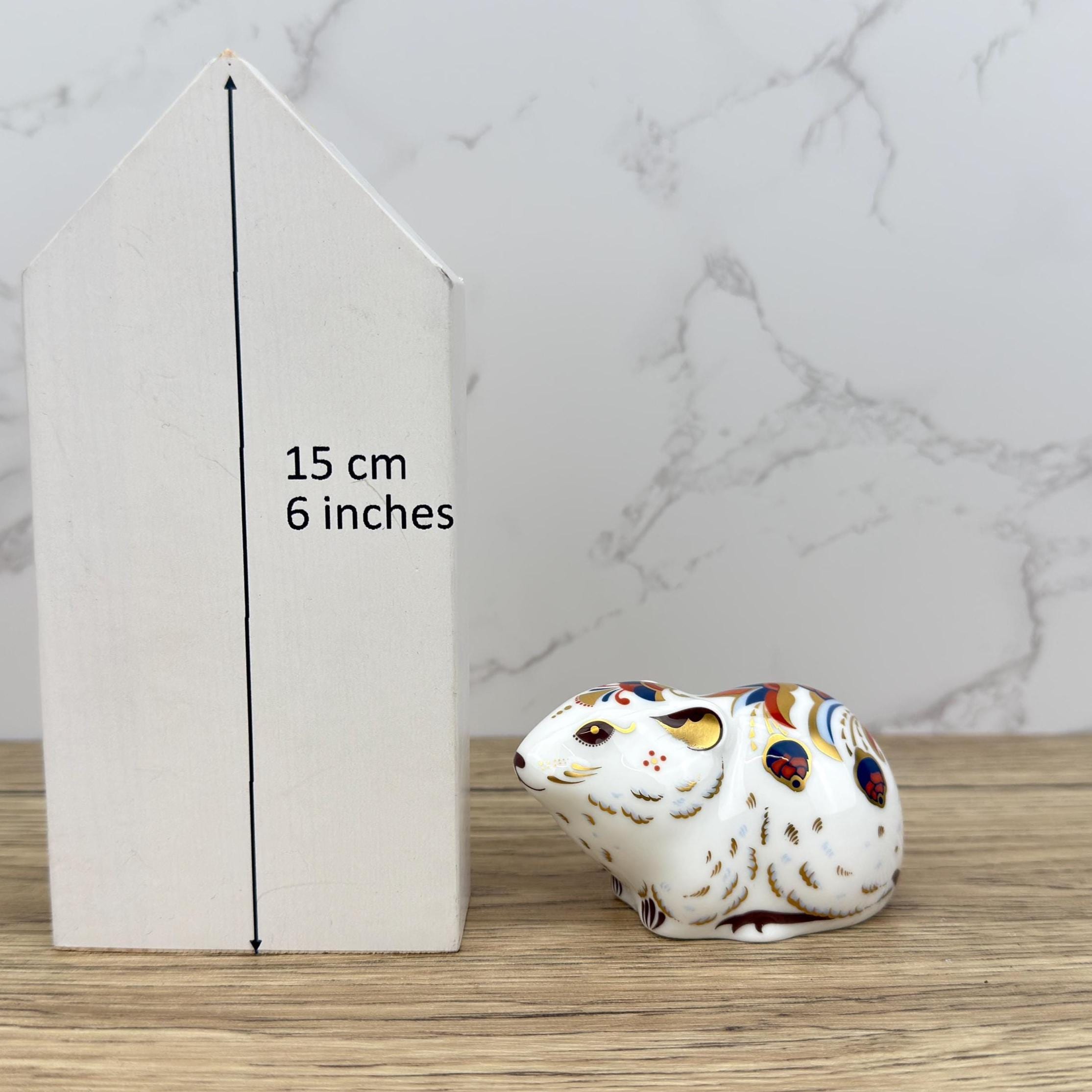 Royal Crown Derby Bank Vole Paperweight, Gold Stopper, Collectors Guild Exclusive