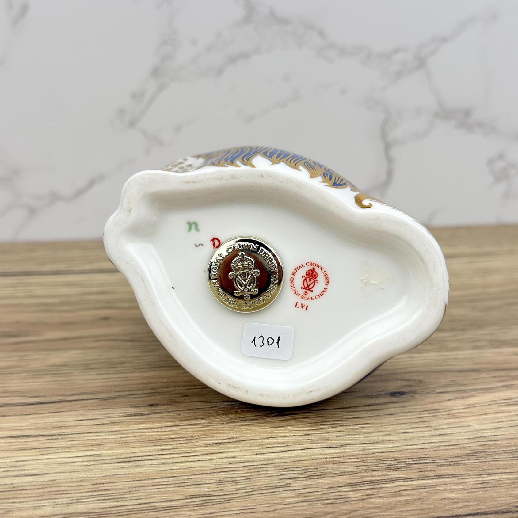 Royal Crown Derby Cavalier King Charles Spaniel Puppy, Hand-Decorated Porcelain Figurine