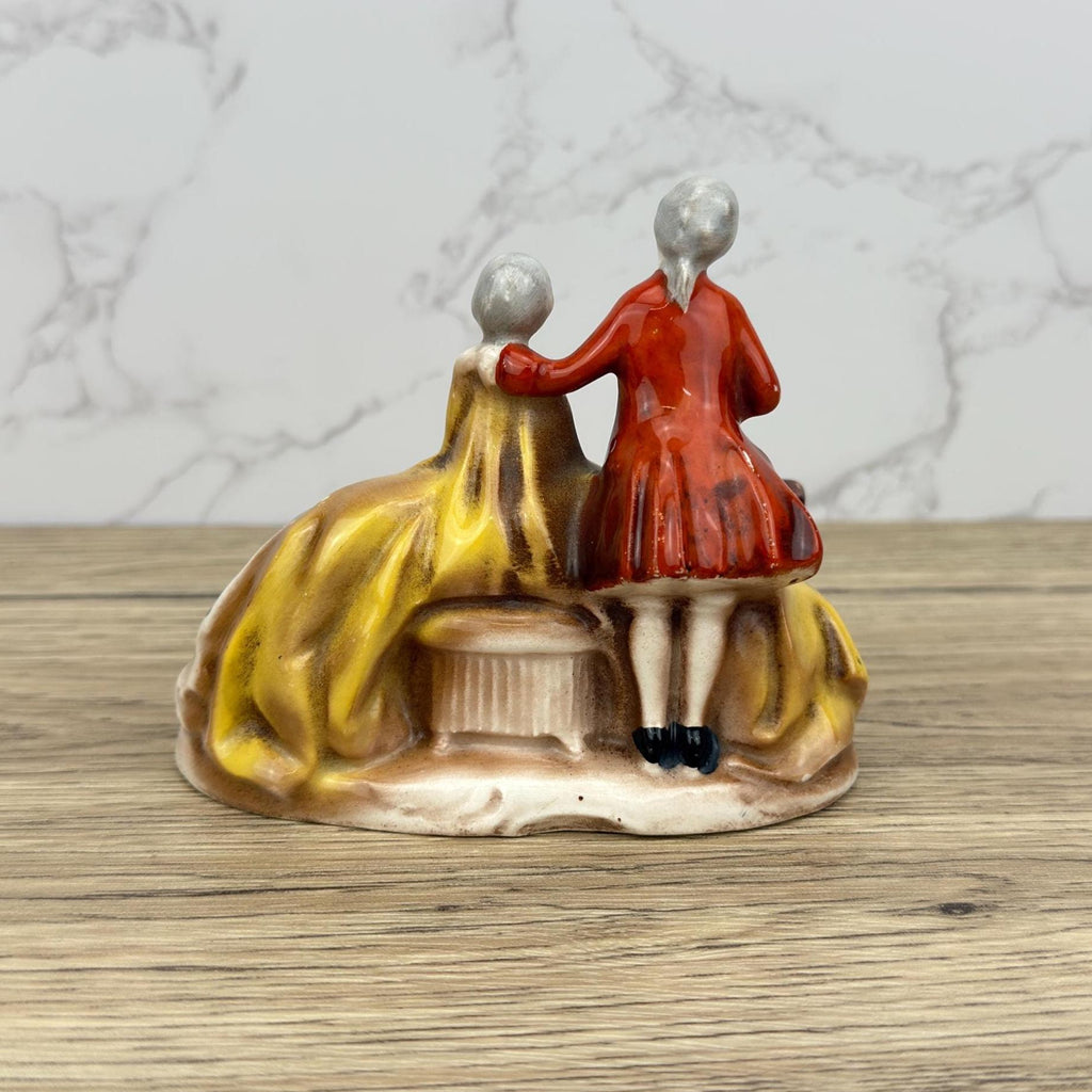 Rare Hummel Goebel Musical Figurines, Antique German Porcelain Courting Couple