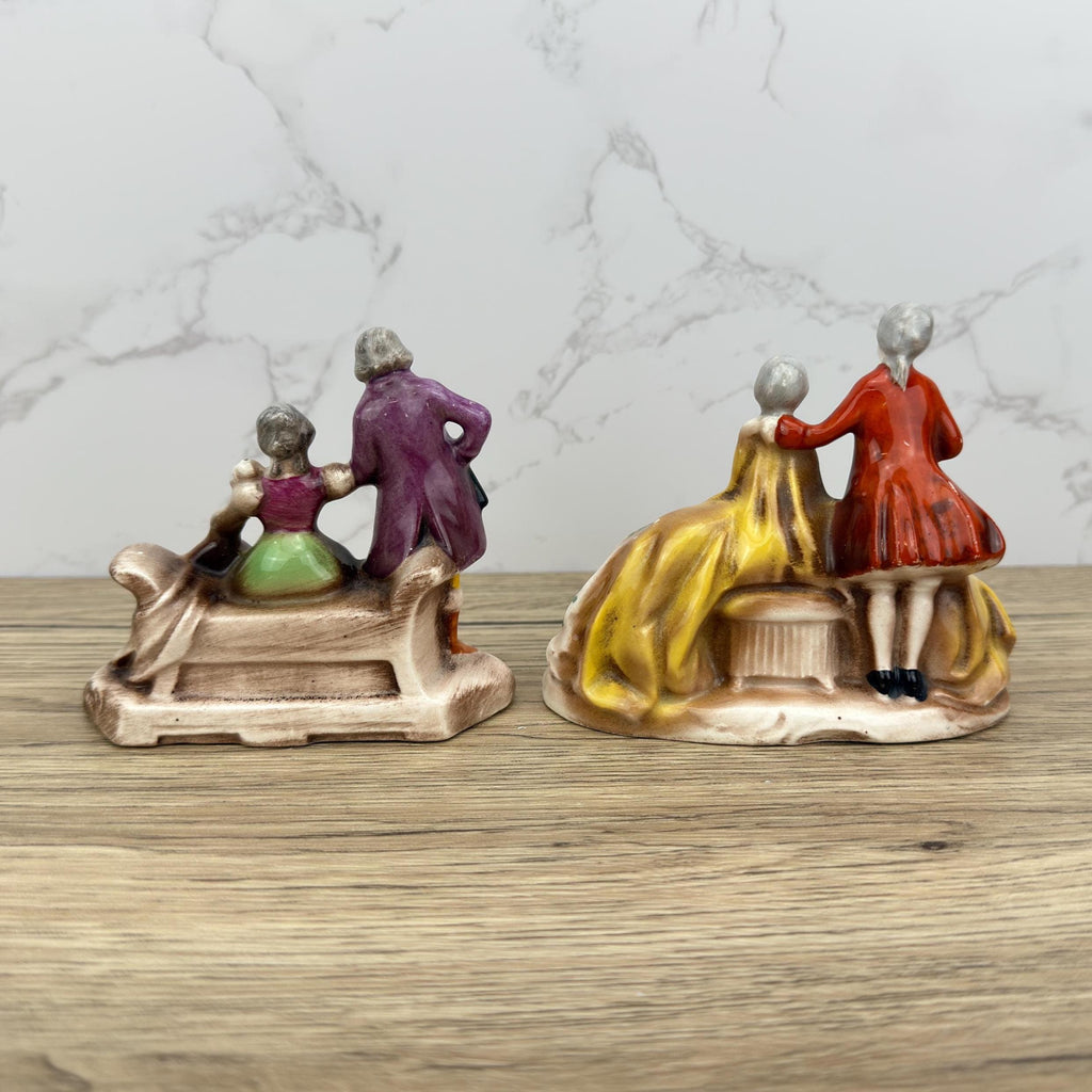 Rare Hummel Goebel Musical Figurines, Antique German Porcelain Courting Couple