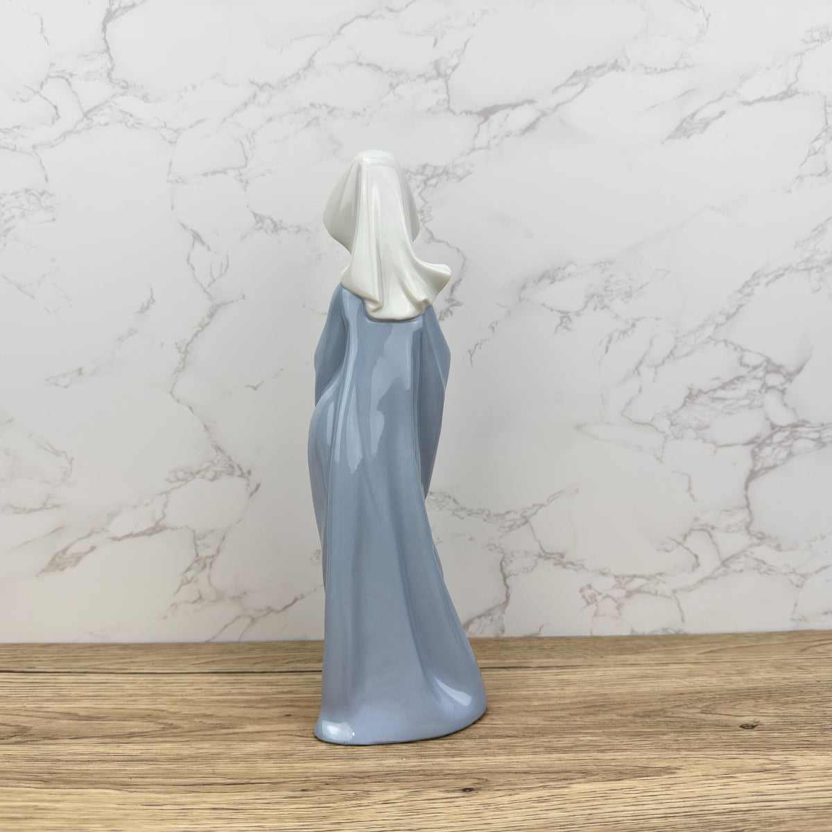 Vintage Nao Lladro Porcelain Nun Figurine, Religious Decor
