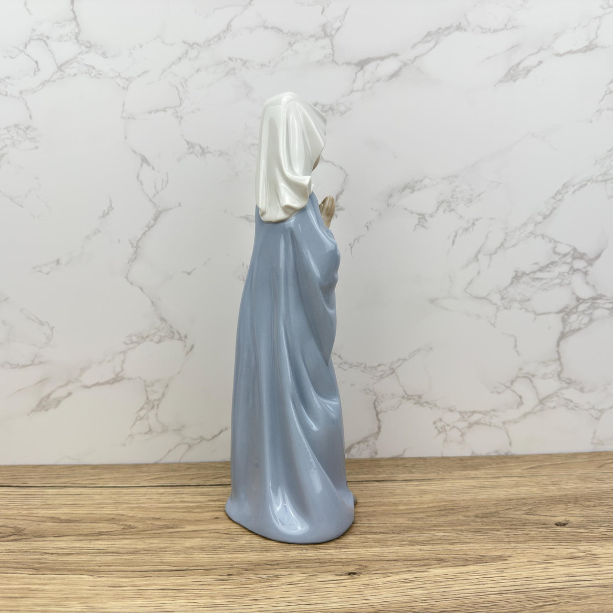 Vintage Nao Lladro Porcelain Nun Figurine, Religious Decor