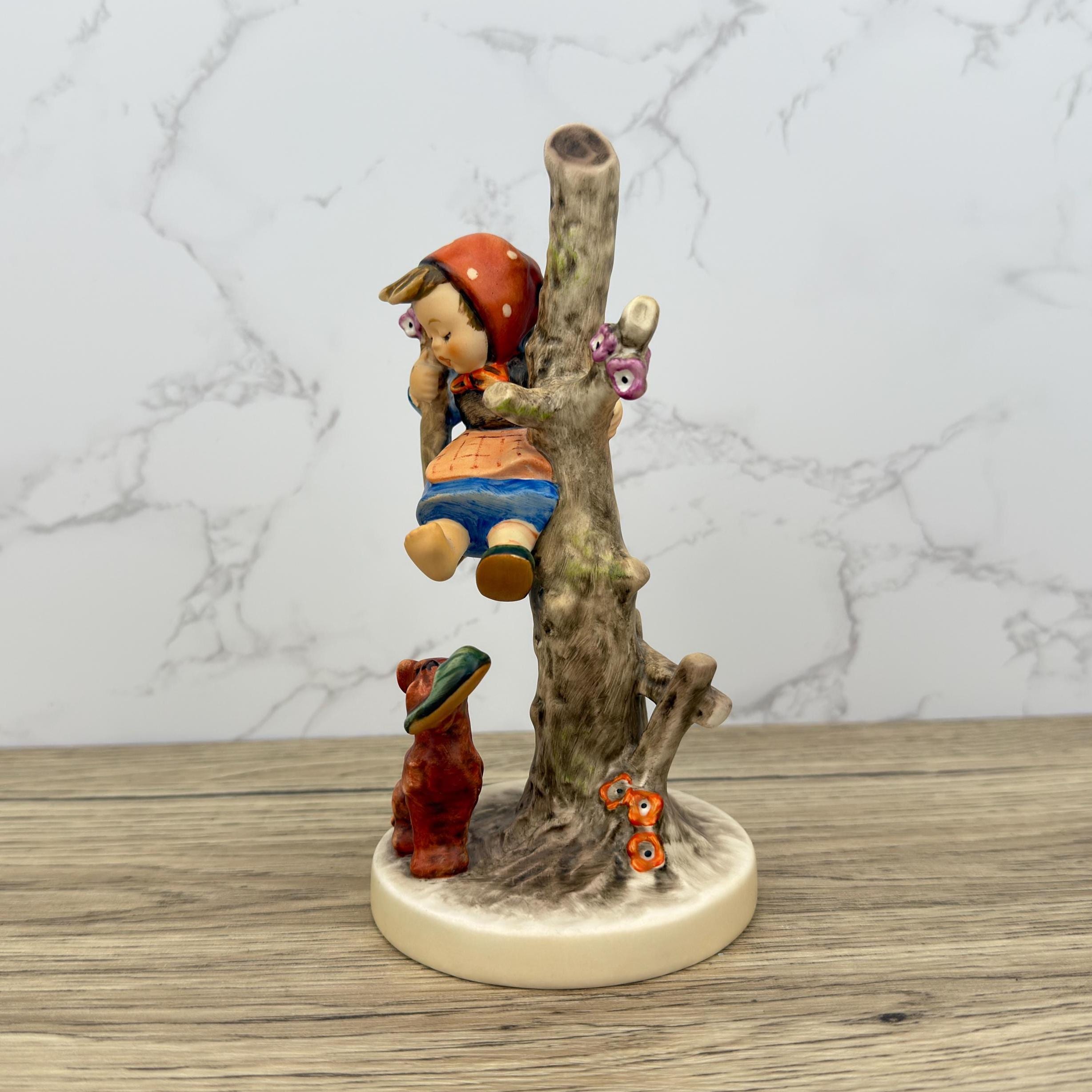 Vintage Hummel "Out Of Danger" Figurine | German Porcelain, Child and Dog