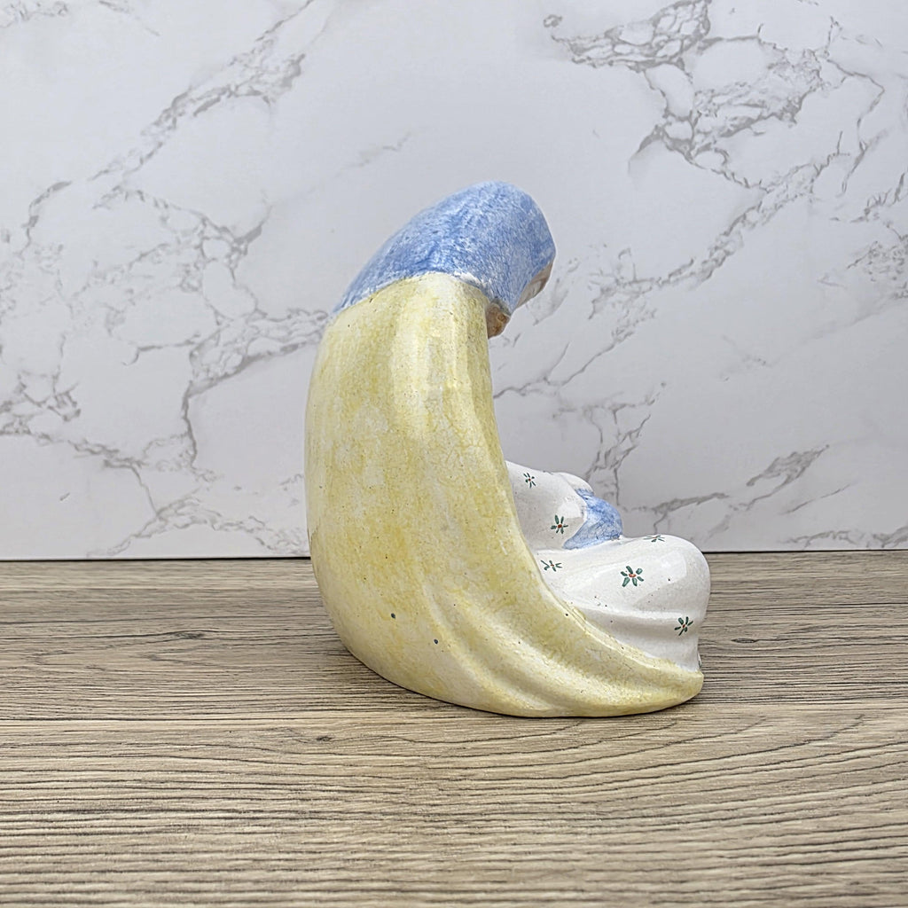 Vintage L'Atelier Quebec Ceramic Madonna and Child Figurine