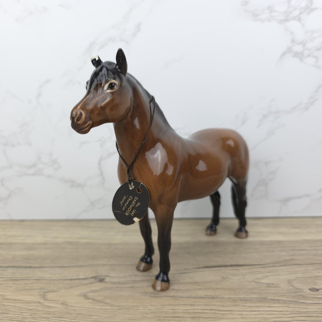 Vintage Beswick Dartmoor Champion Horse Figurine | Collectible British Porcelain